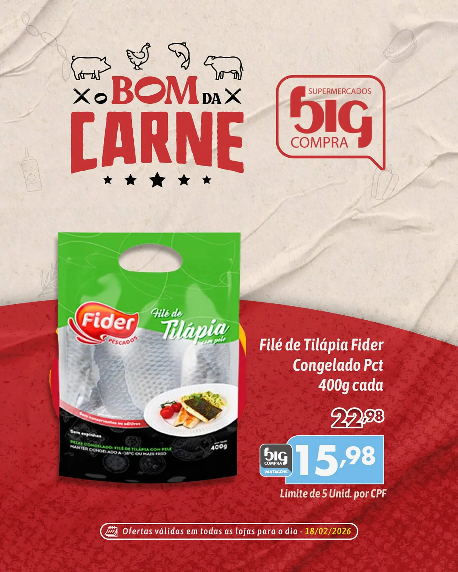 Encarte de Catálogo Supermercados Big Compra 18 de fevereiro até 18 de fevereiro 2026 - Pagina 3