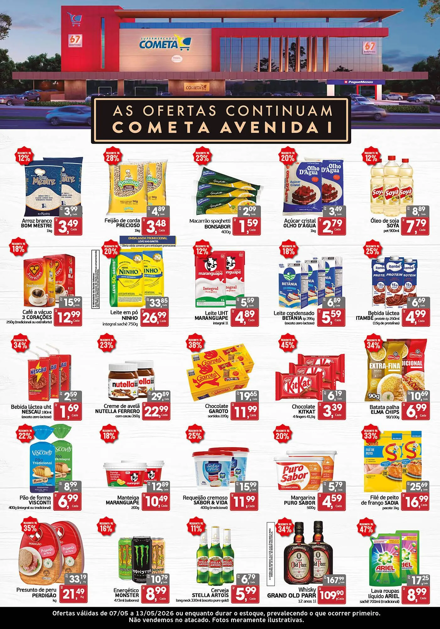 Encarte de Encarte Cometa Supermercados 7 de maio até 13 de maio 2026 - Pagina 1
