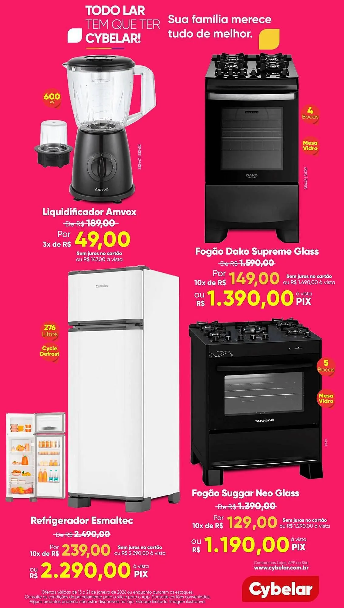 Encarte de Catálogo Cybelar 14 de janeiro até 21 de janeiro 2026 - Pagina 2
