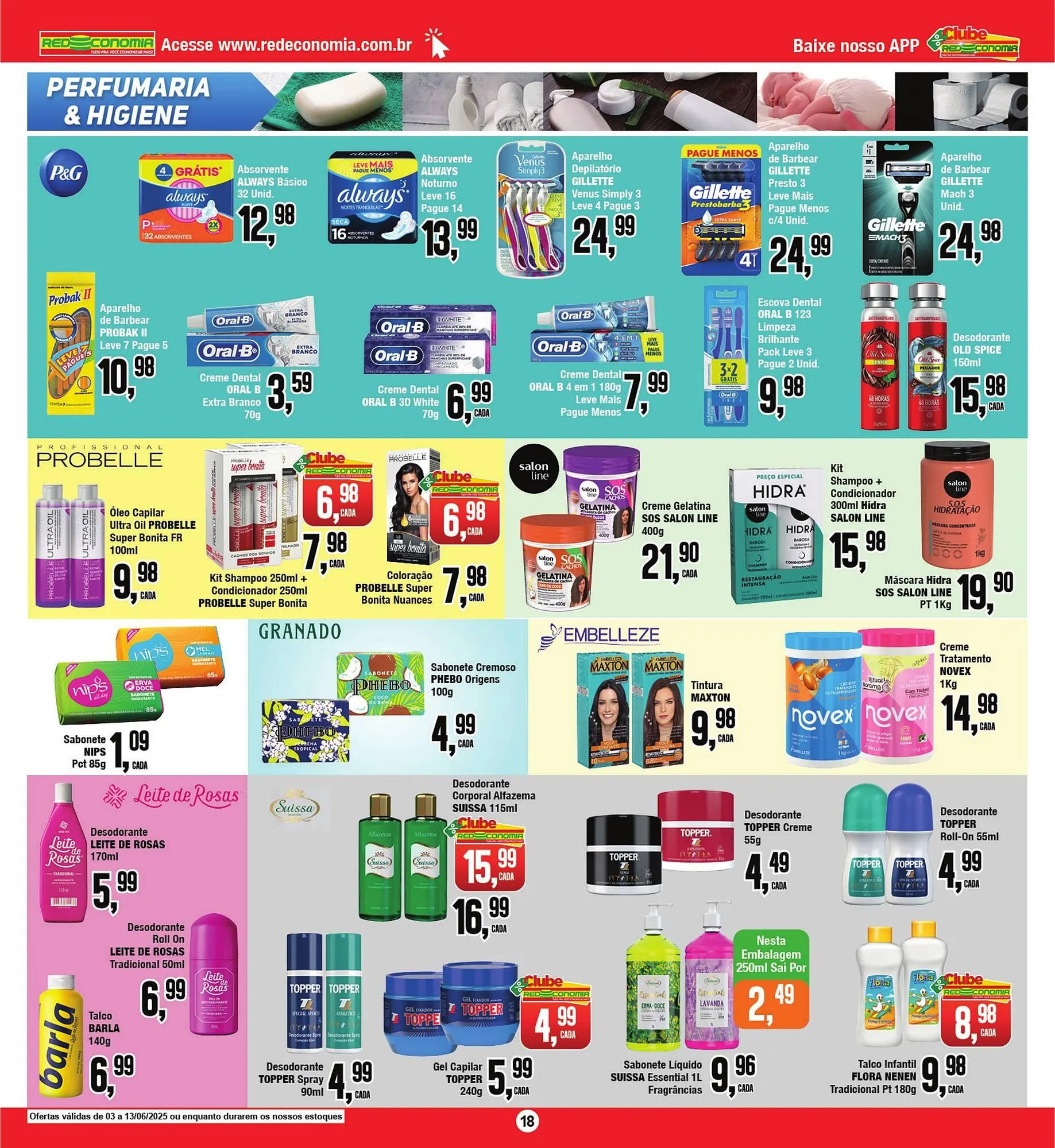 Encarte de Catálogo Rede Economia 4 de junho até 14 de junho 2025 - Pagina 18