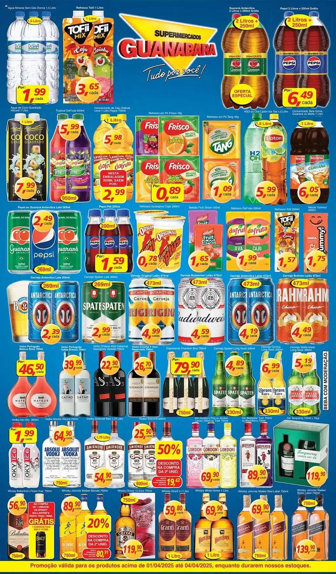 Encarte de Catálogo Supermercados Guanabara 1 de abril até 4 de abril 2025 - Pagina 4