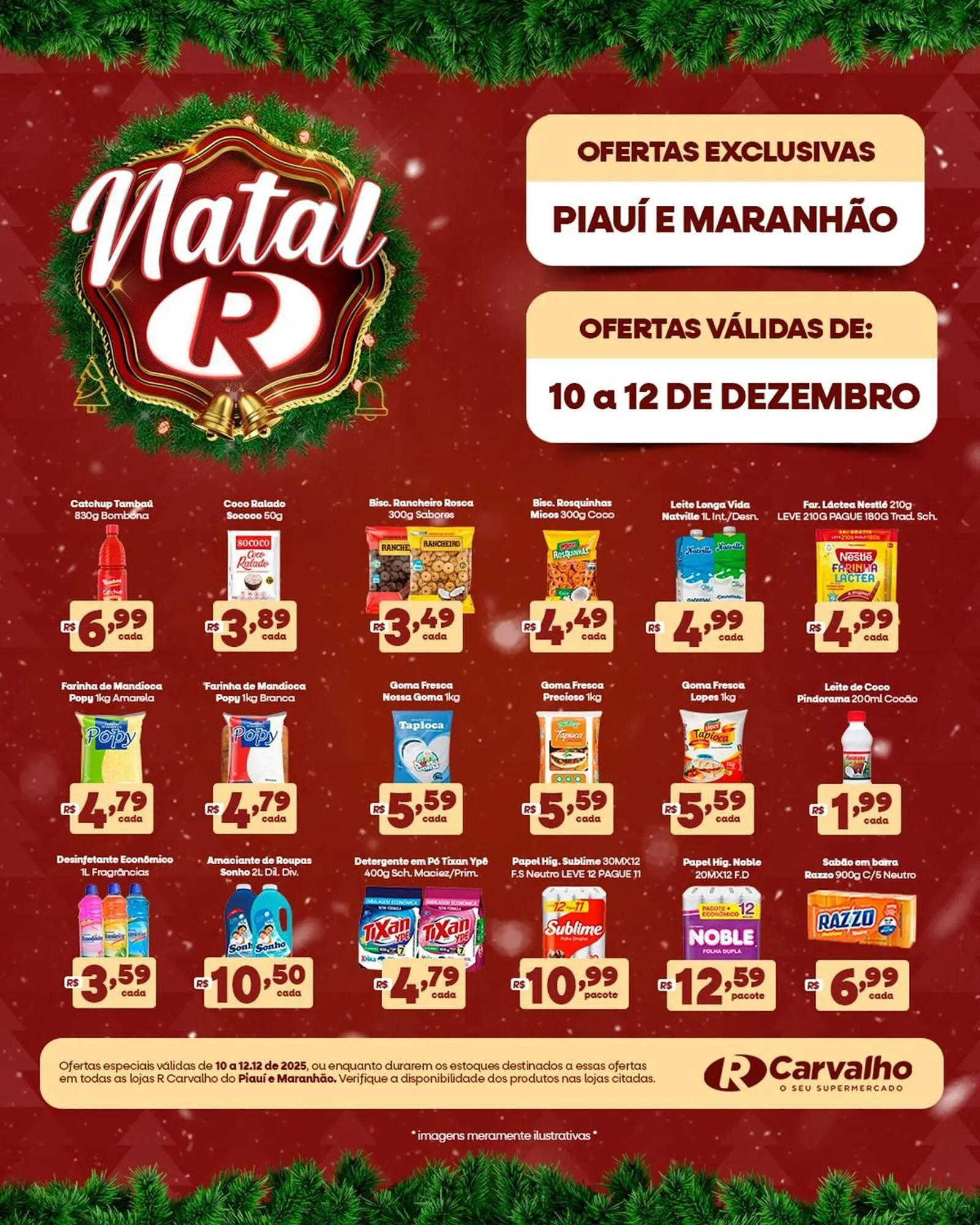 Encarte de Catálogo Carvalho Supermercado 10 de dezembro até 12 de dezembro 2025 - Pagina 2