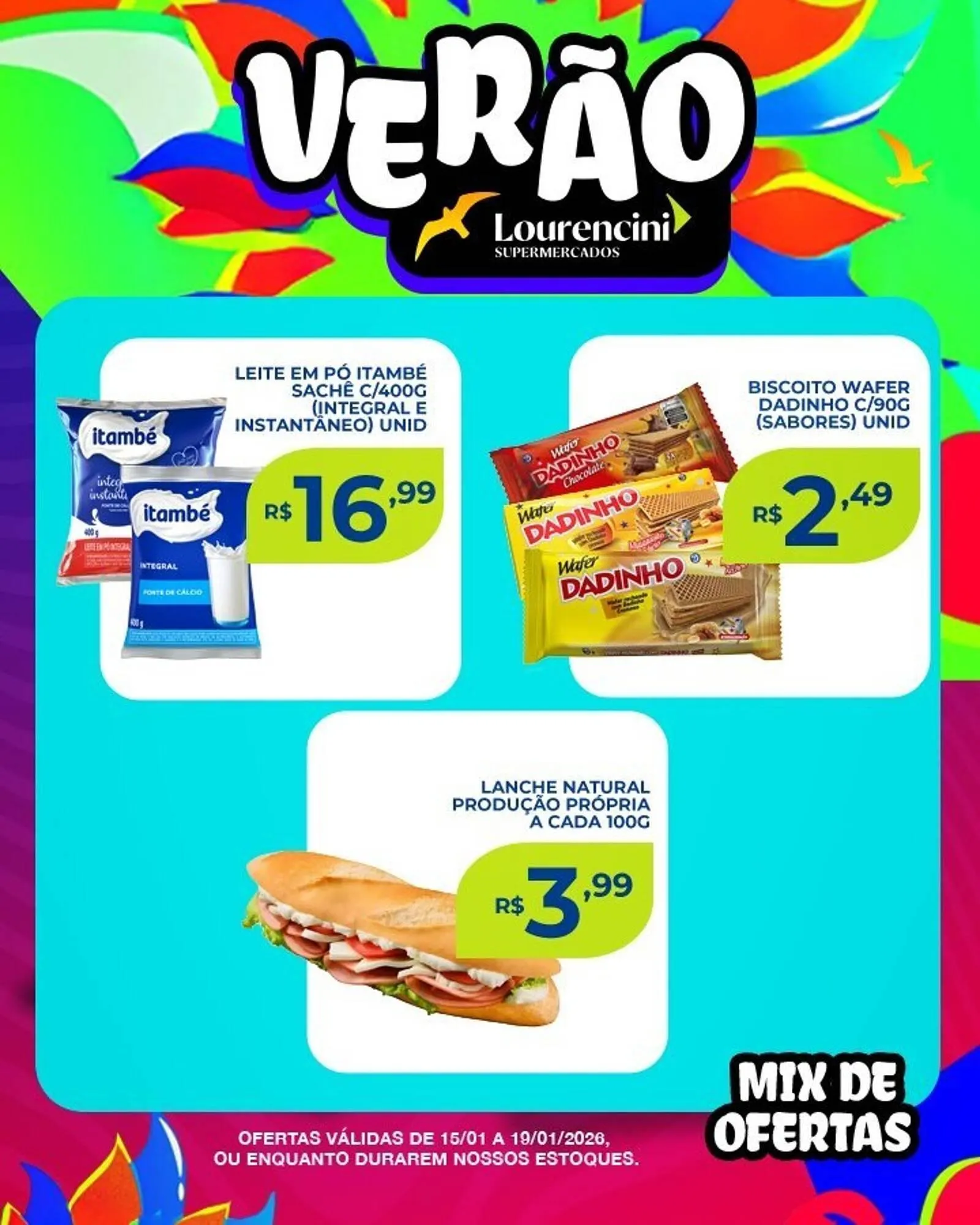 Encarte de Catálogo Lourencini Supermercados 17 de janeiro até 19 de janeiro 2026 - Pagina 4