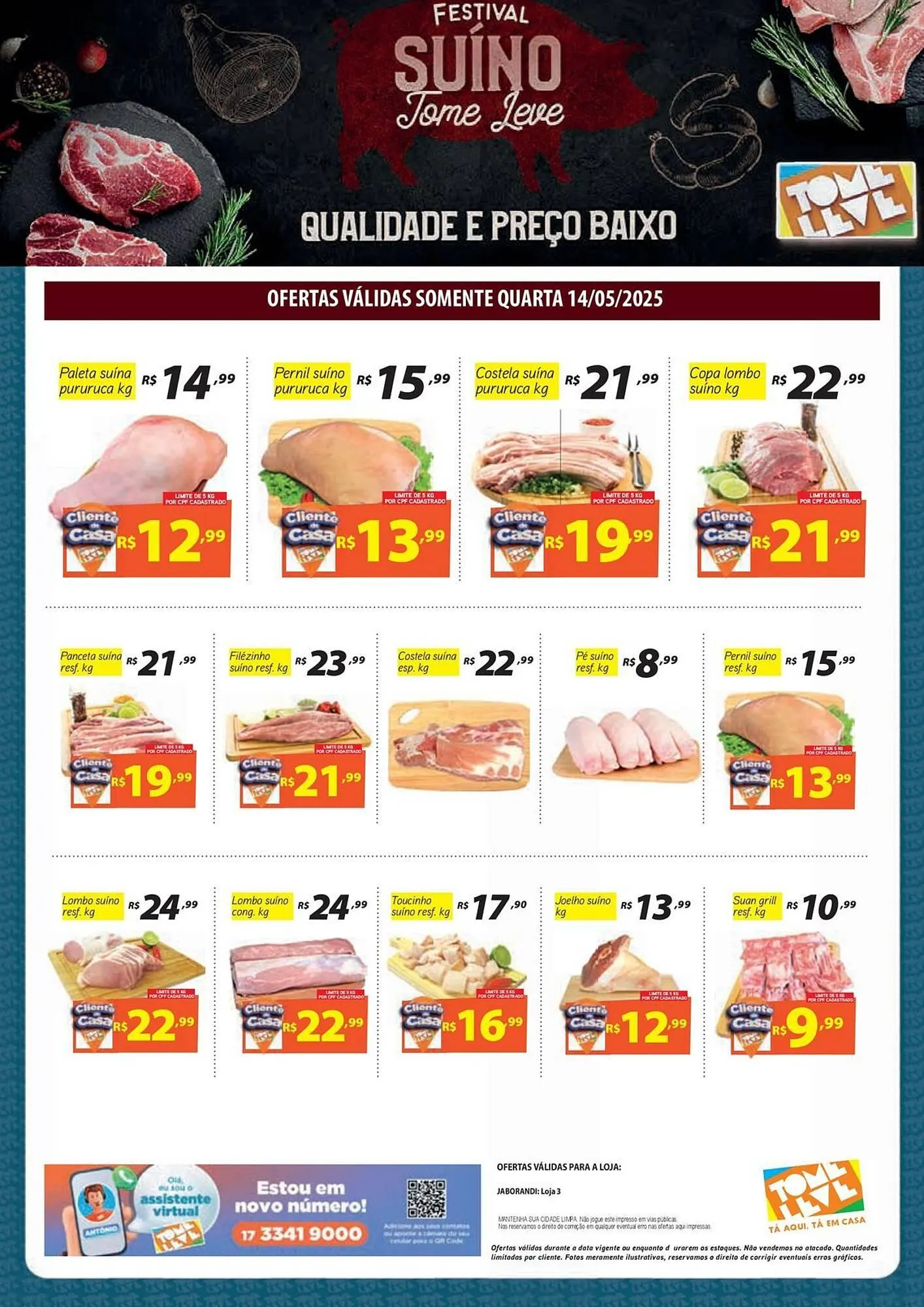 Encarte de Catálogo Tome Leve 14 de maio até 18 de maio 2025 - Pagina 7