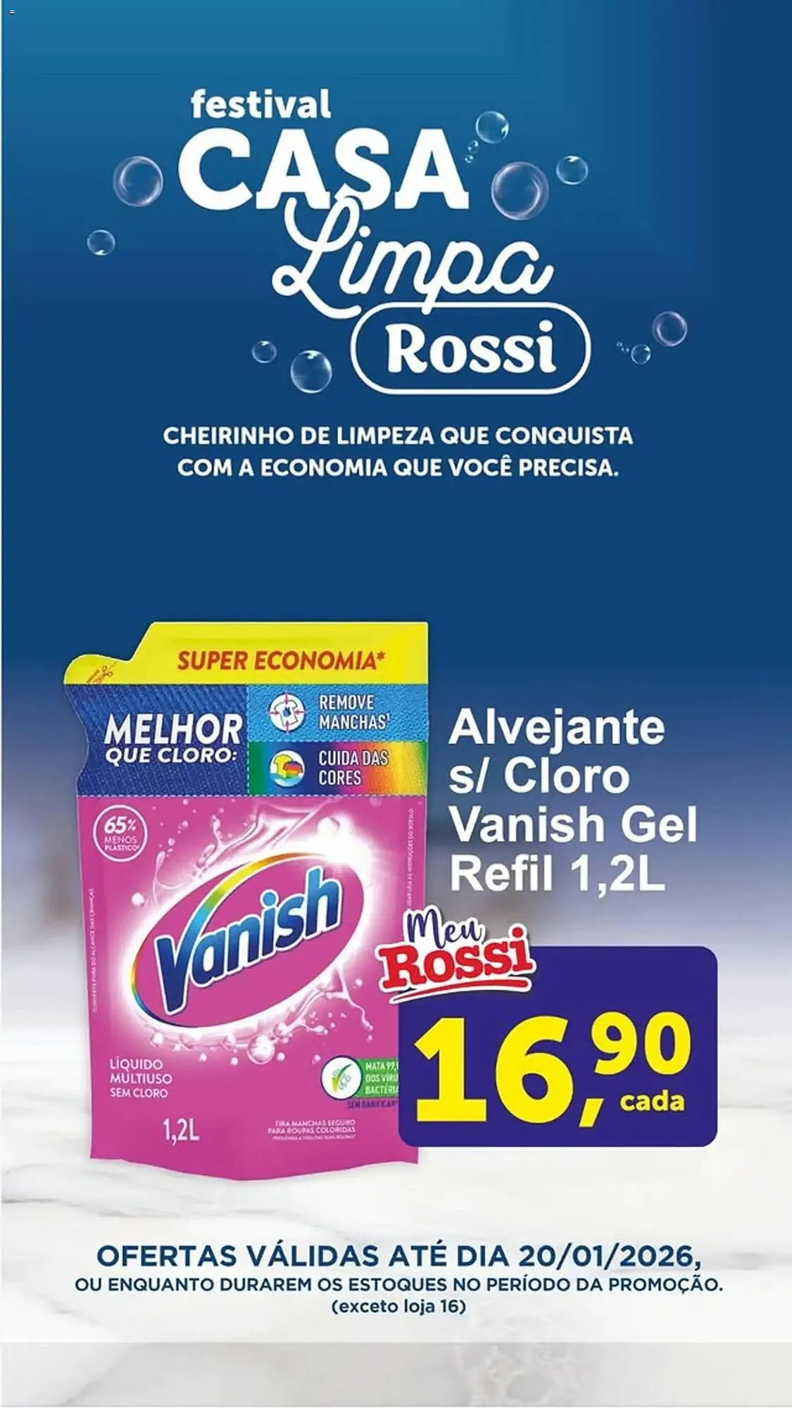 Encarte de Folheto Rossi Supermercado 15 de janeiro até 20 de janeiro 2026 - Pagina 2