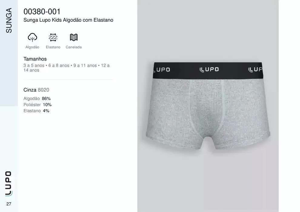 Encarte de Catálogo Underwear Kids 27 de fevereiro até 30 de junho 2025 - Pagina 30