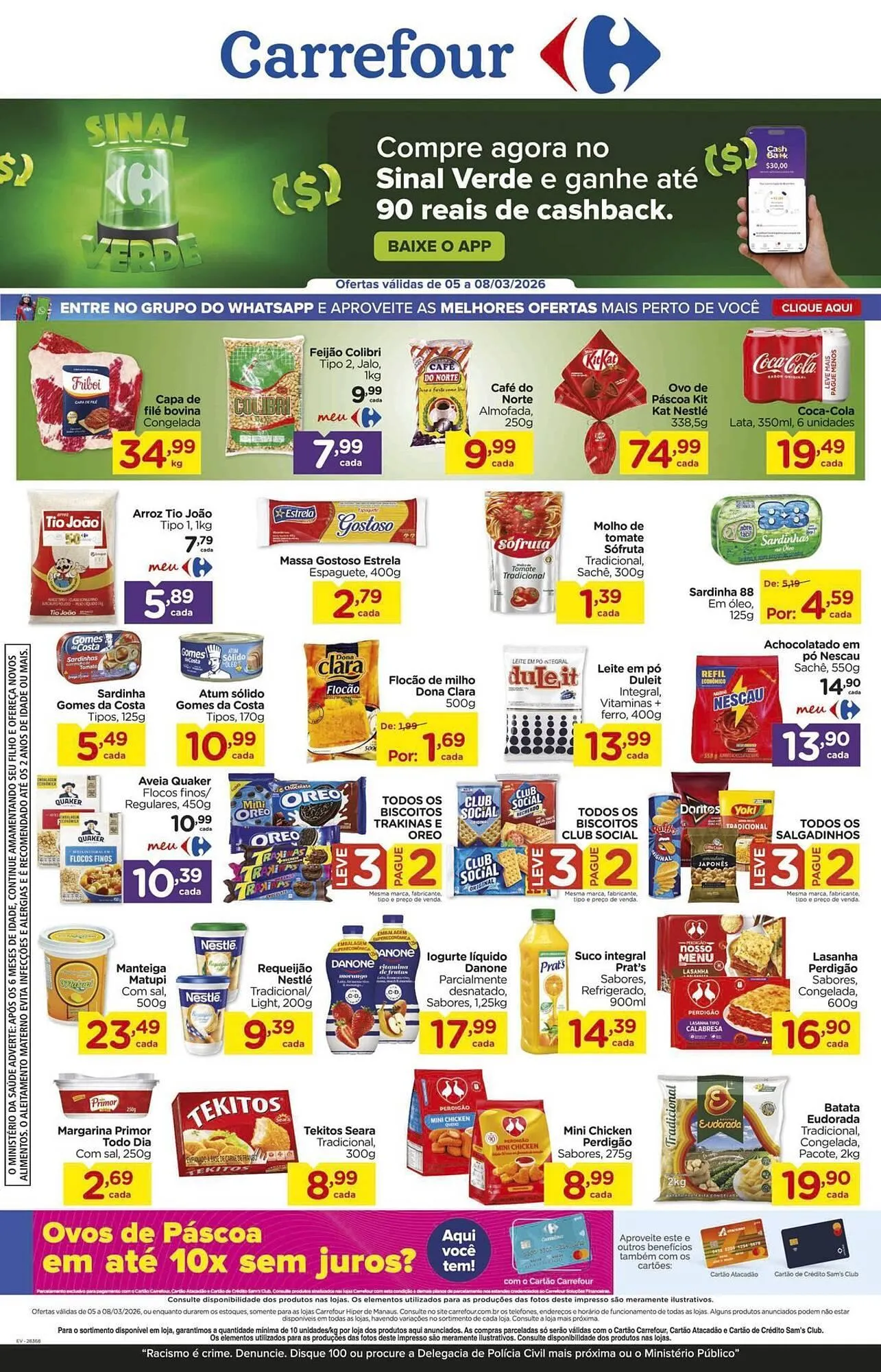 Encarte de Folheto Carrefour 5 de março até 8 de março 2026 - Pagina 1
