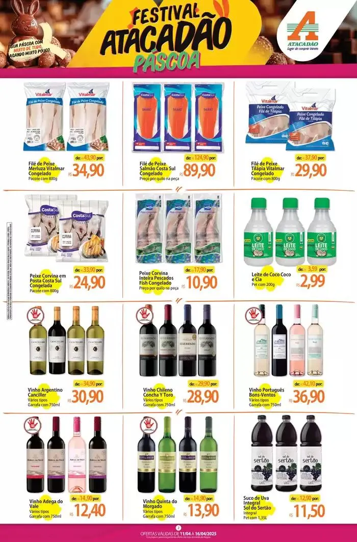 Encarte de Atacadão - Super Ofertas 11 de abril até 16 de abril 2025 - Pagina 2