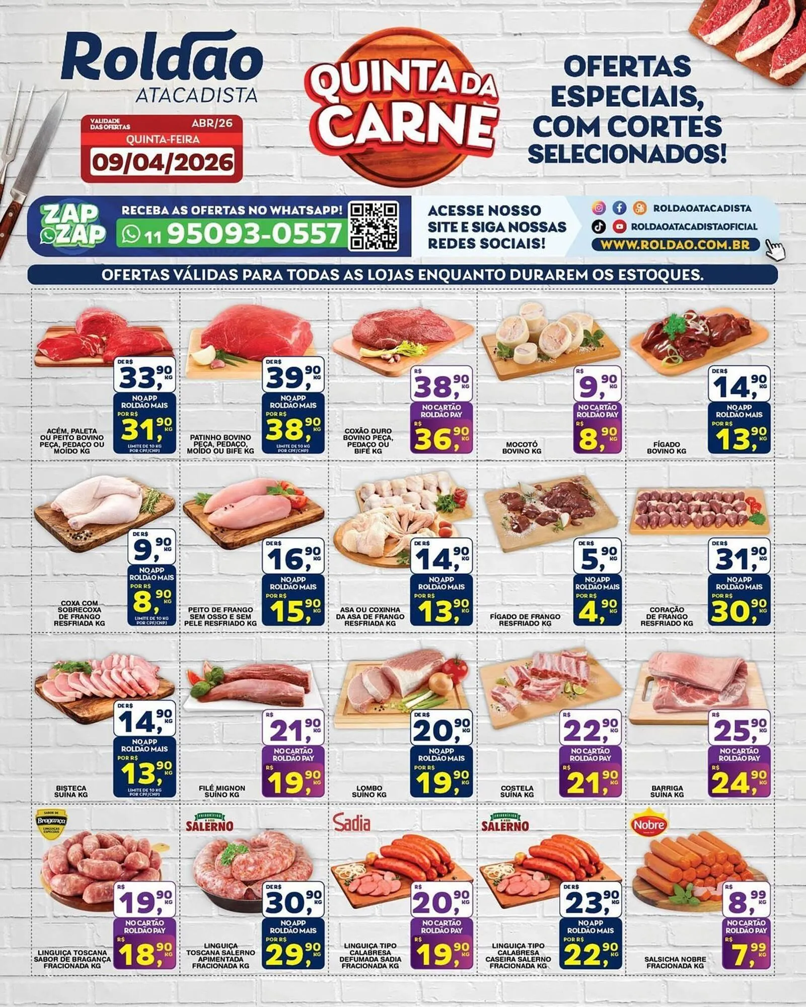 Encarte de Folheto Roldão 9 de abril até 9 de abril 2026 - Pagina 1