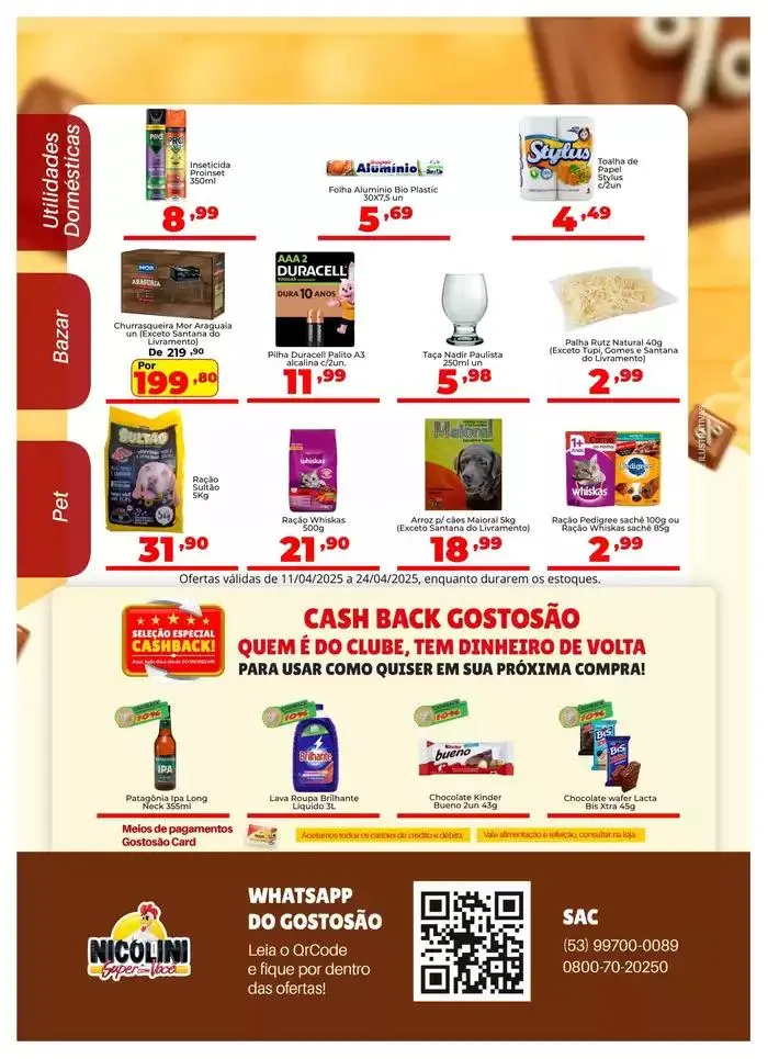 Encarte de Ofertas Super Nicolini 15 de abril até 24 de abril 2025 - Pagina 8