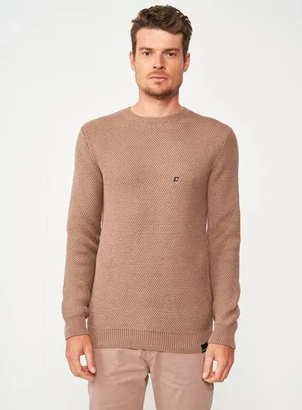 Suéter Slim De Tricô