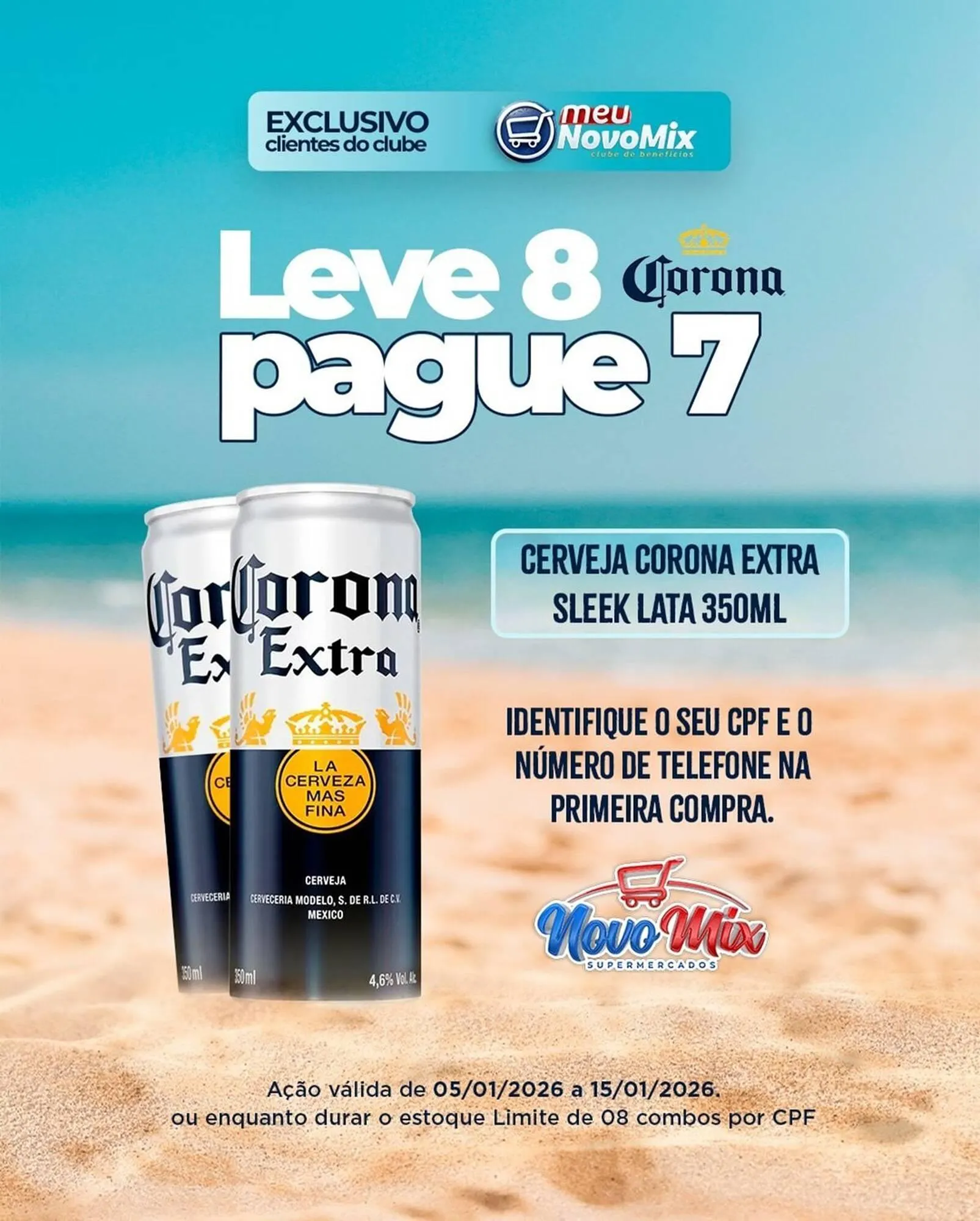 Encarte de Encarte Novo Mix 16 de janeiro até 31 de janeiro 2026 - Pagina 7