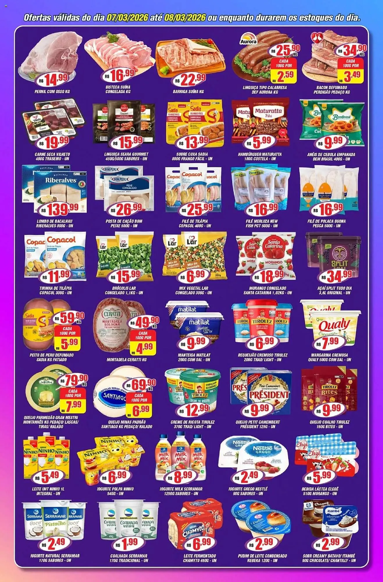 Encarte de Catálogo Violeta Supermercados 6 de março até 9 de março 2026 - Pagina 2