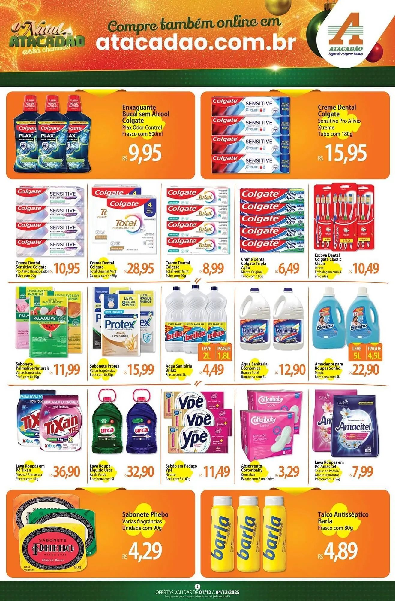 Encarte de Folheto Atacadão 1 de dezembro até 5 de dezembro 2025 - Pagina 3