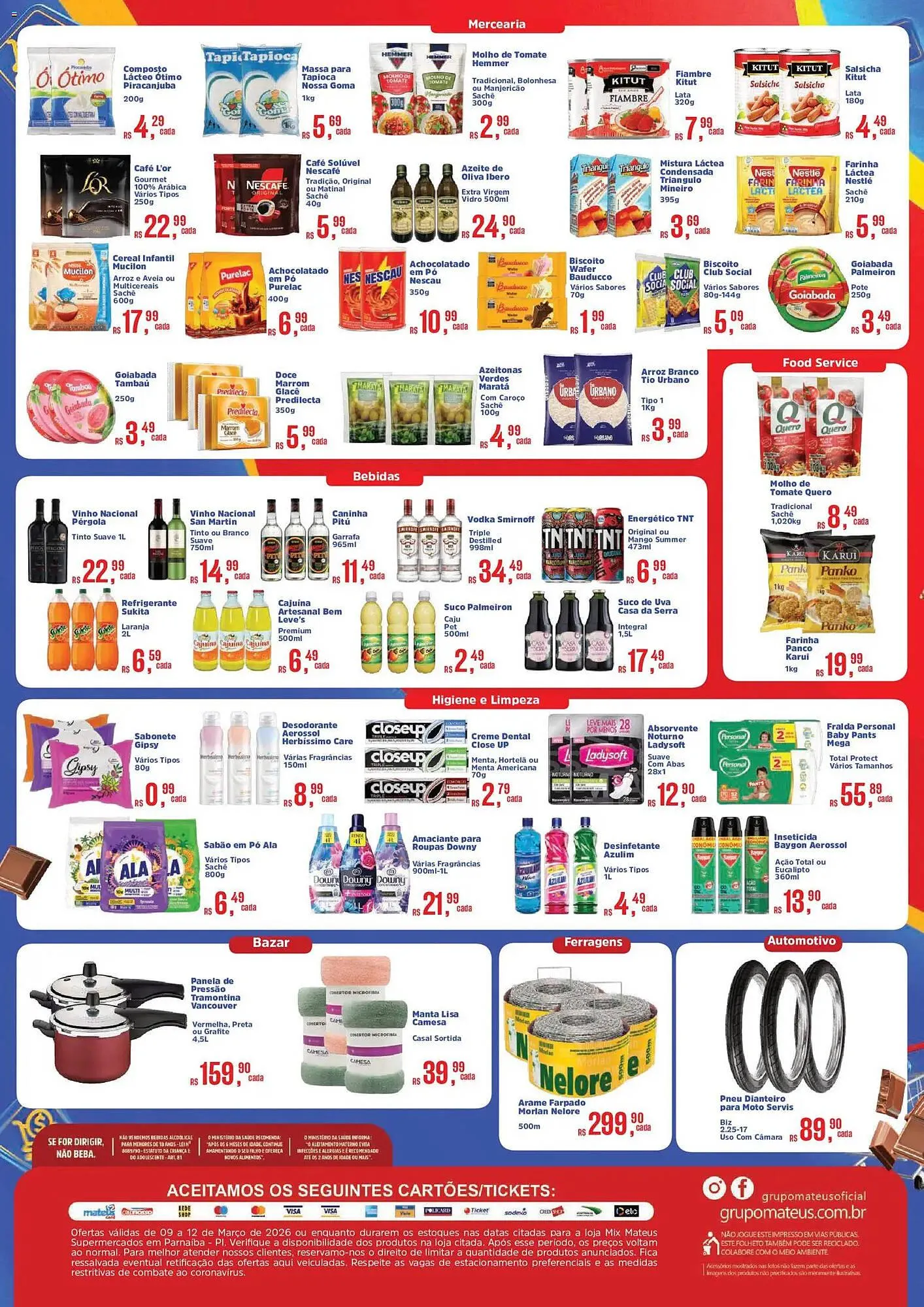 Encarte de Catálogo Supermercados Mateus 9 de março até 13 de março 2026 - Pagina 2