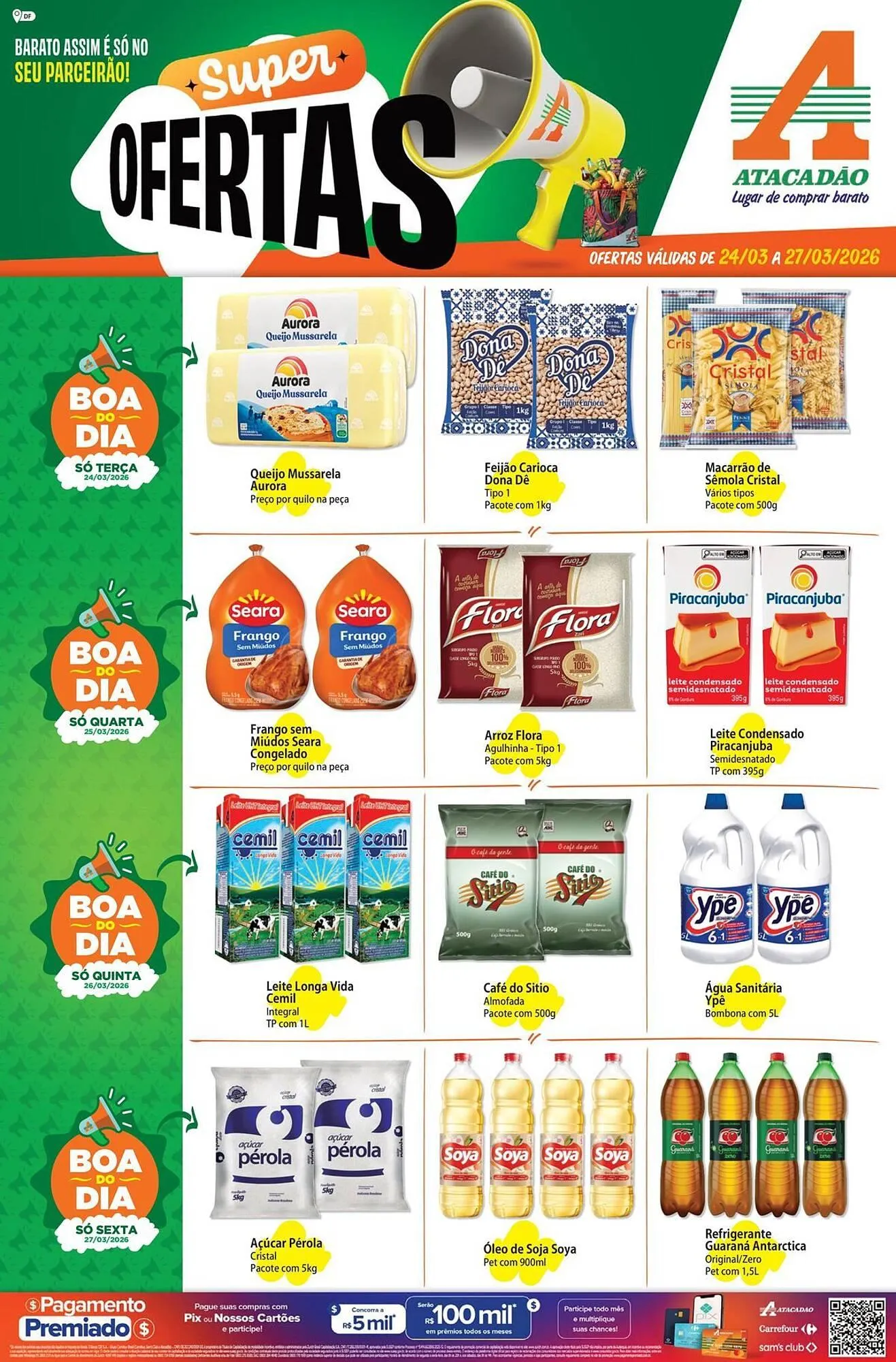 Encarte de Folheto Atacadão 24 de março até 27 de março 2026 - Pagina 1