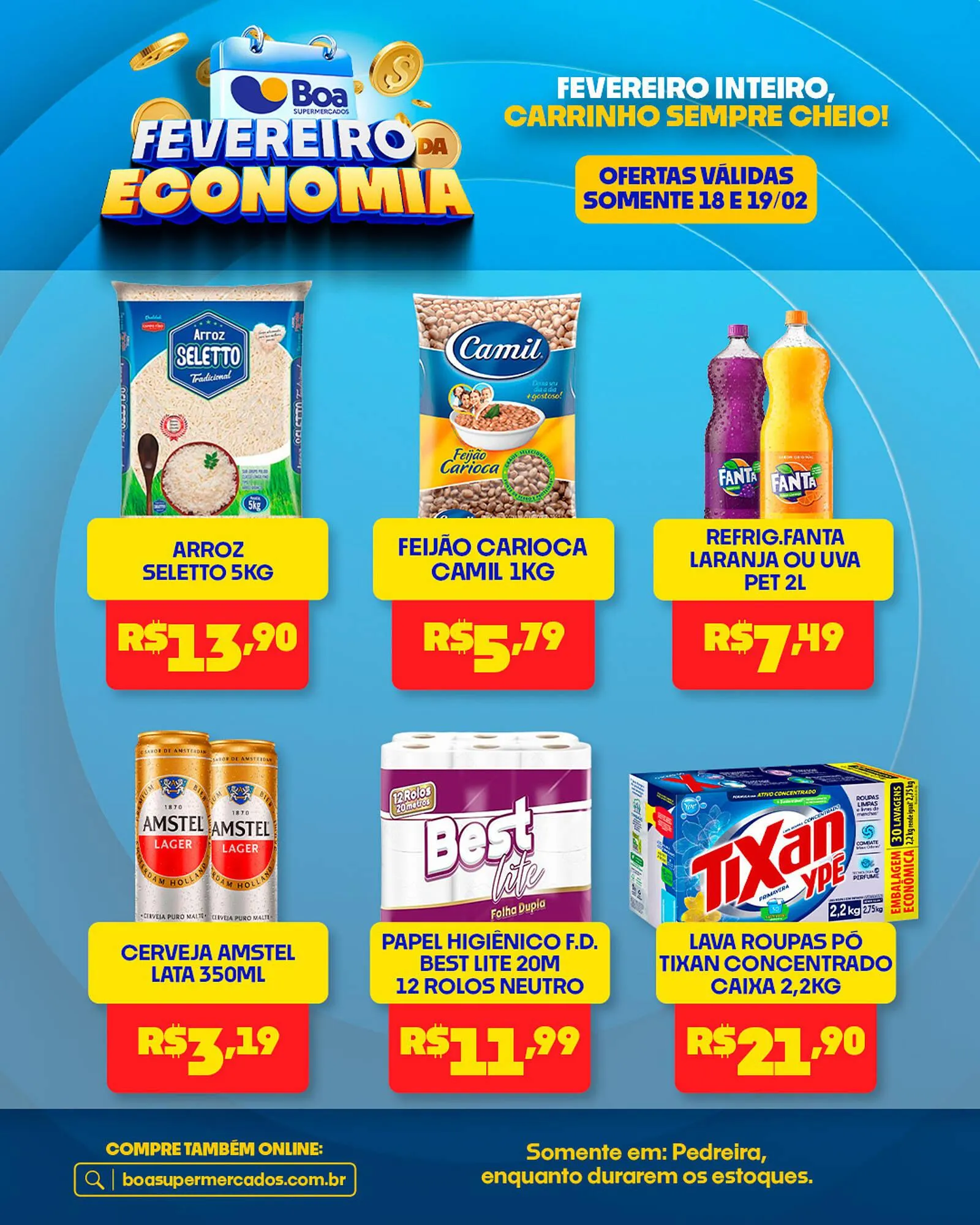 Encarte de Tabloide Boa Supermercados 18 de fevereiro até 19 de fevereiro 2026 - Pagina 2