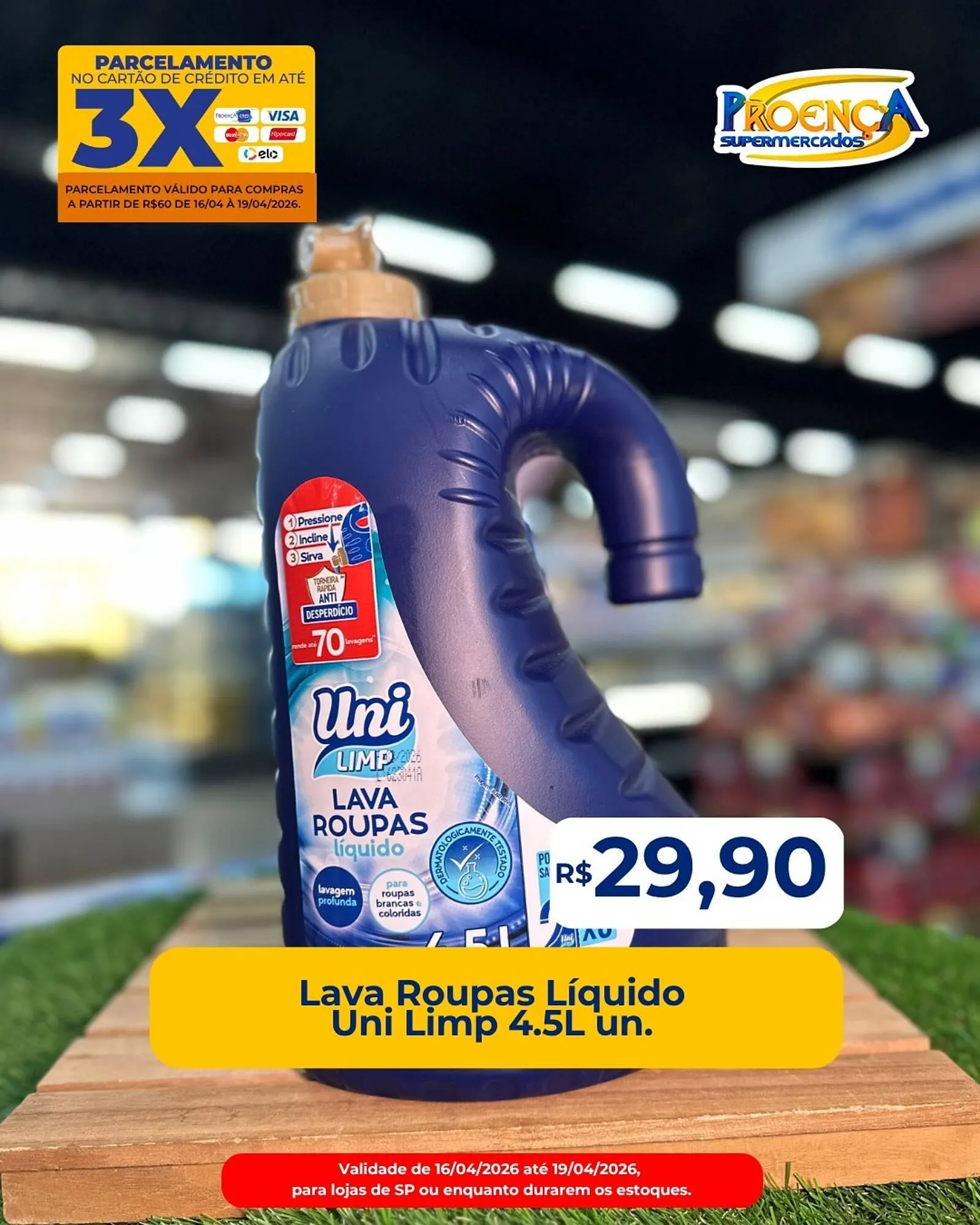 Encarte de Catálogo Proença Supermercados 17 de abril até 19 de abril 2026 - Pagina 1