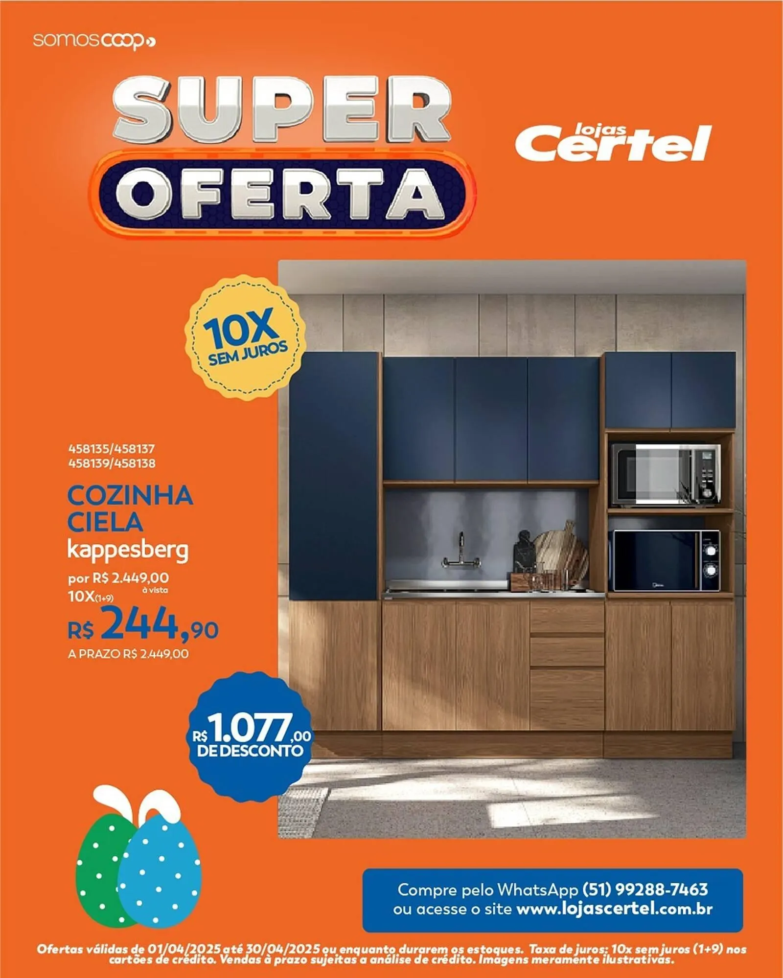 Encarte de Catálogo Lojas Certel 11 de abril até 30 de abril 2025 - Pagina 4