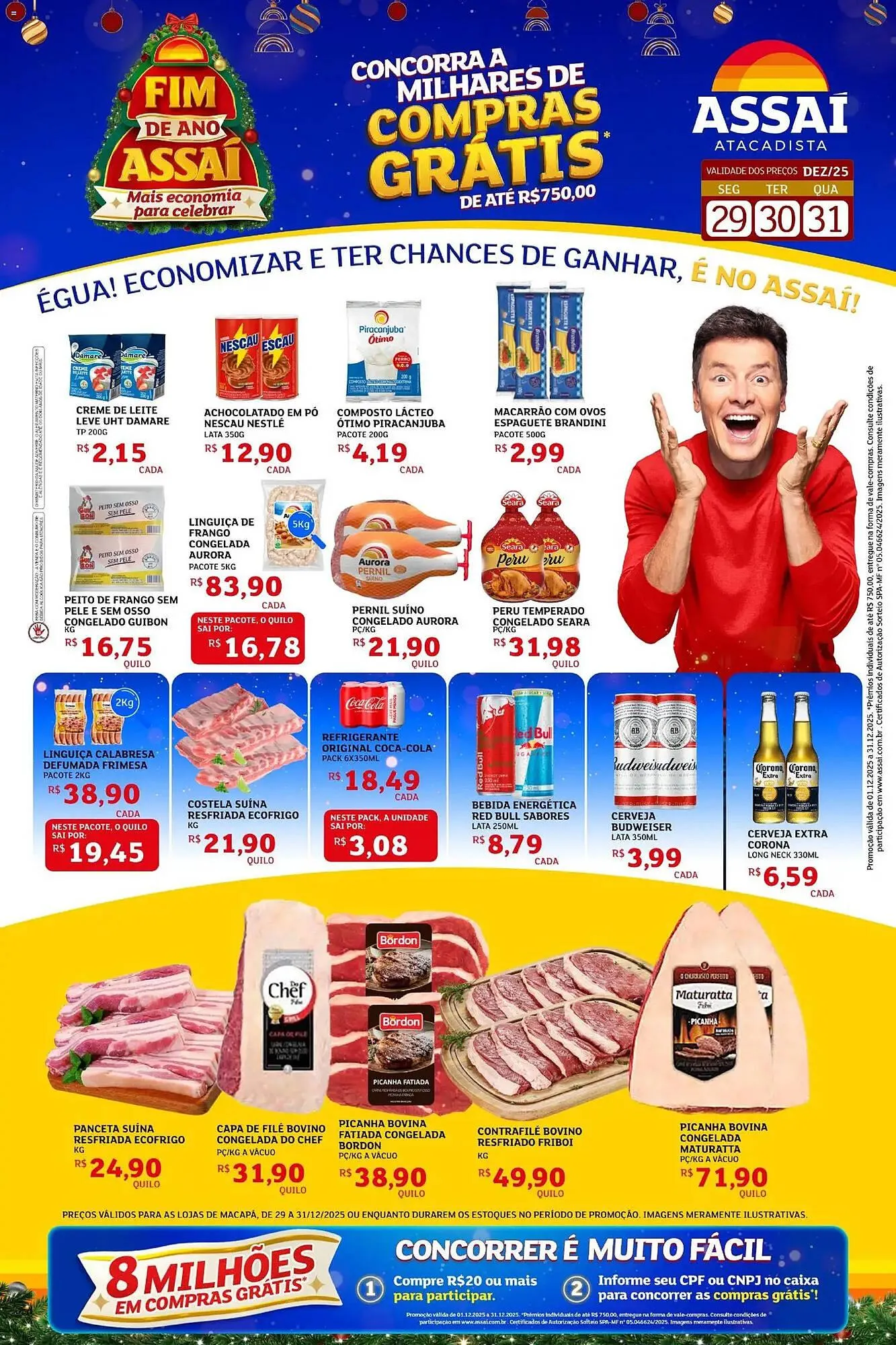 Encarte de Encarte Assaí Atacadista 29 de dezembro até 31 de dezembro 2025 - Pagina 1
