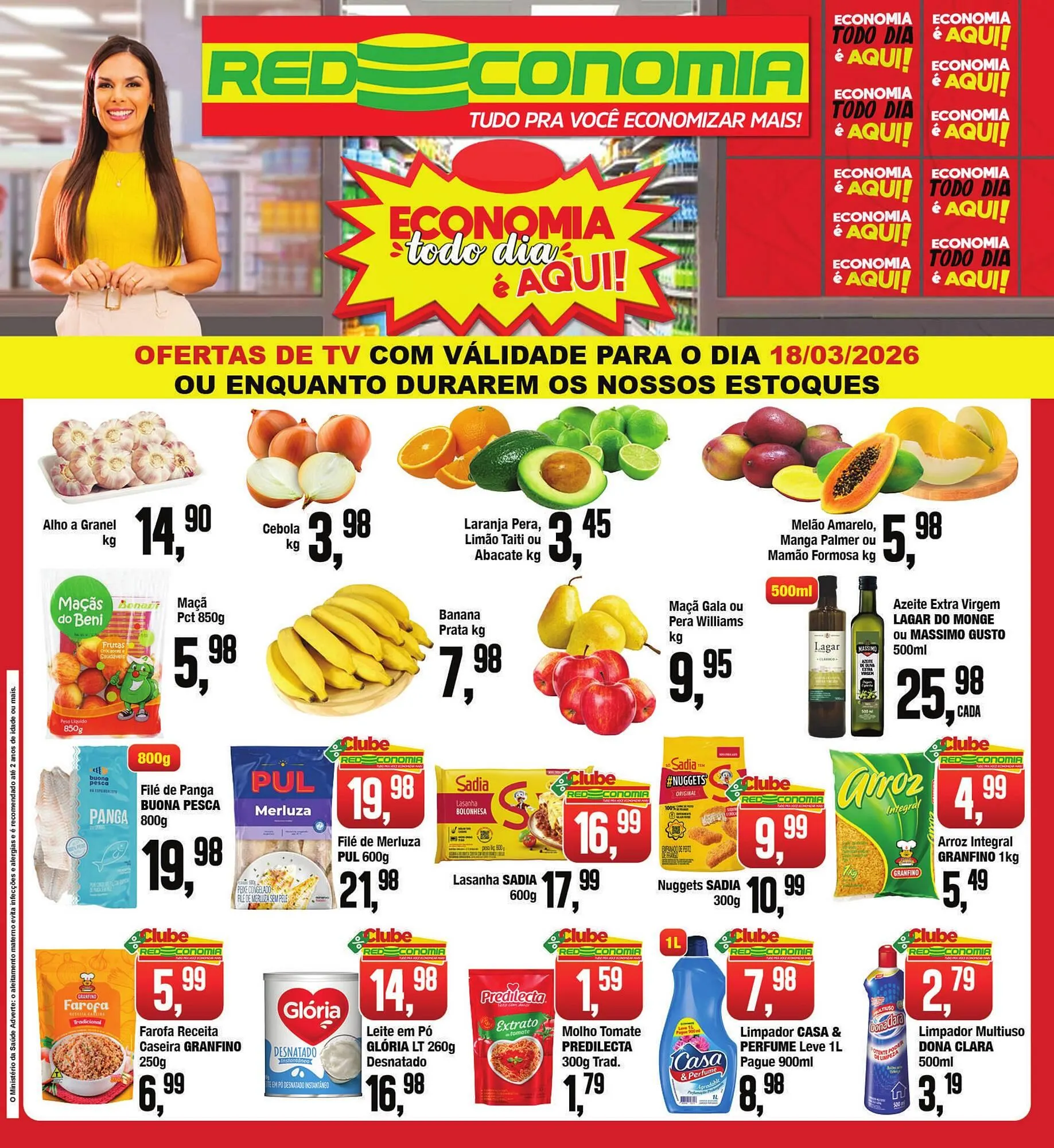 Encarte de Encarte Redeconomia 18 de março até 23 de março 2026 - Pagina 1