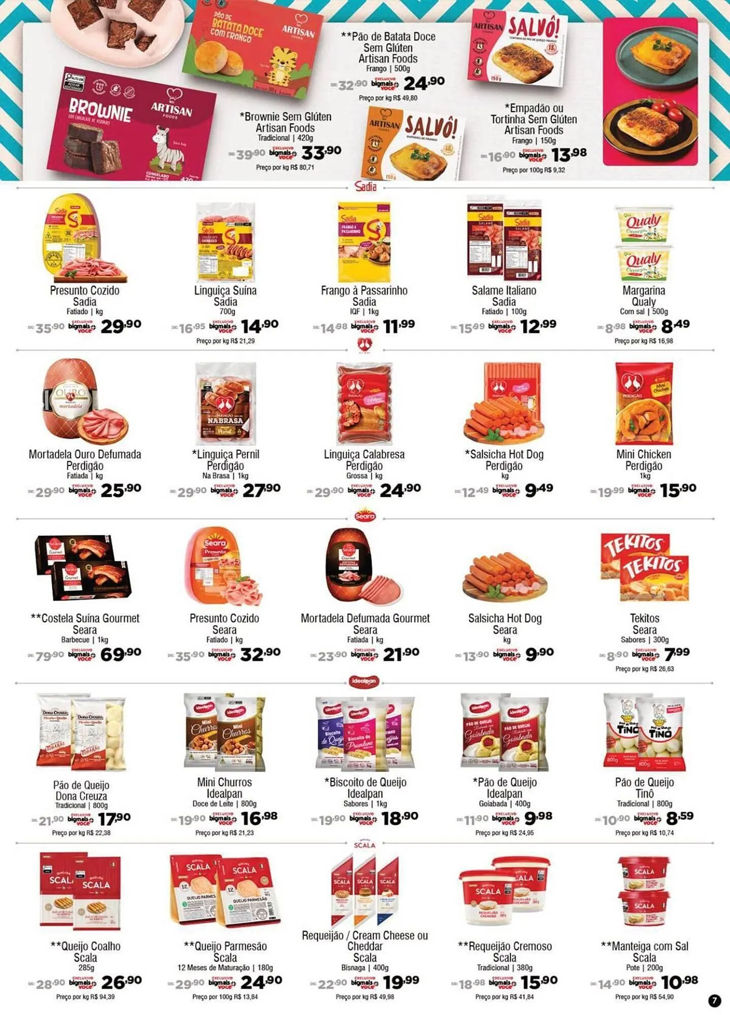 Encarte de Catálogo Big Mais Supermercados 31 de julho até 12 de agosto 2025 - Pagina 7