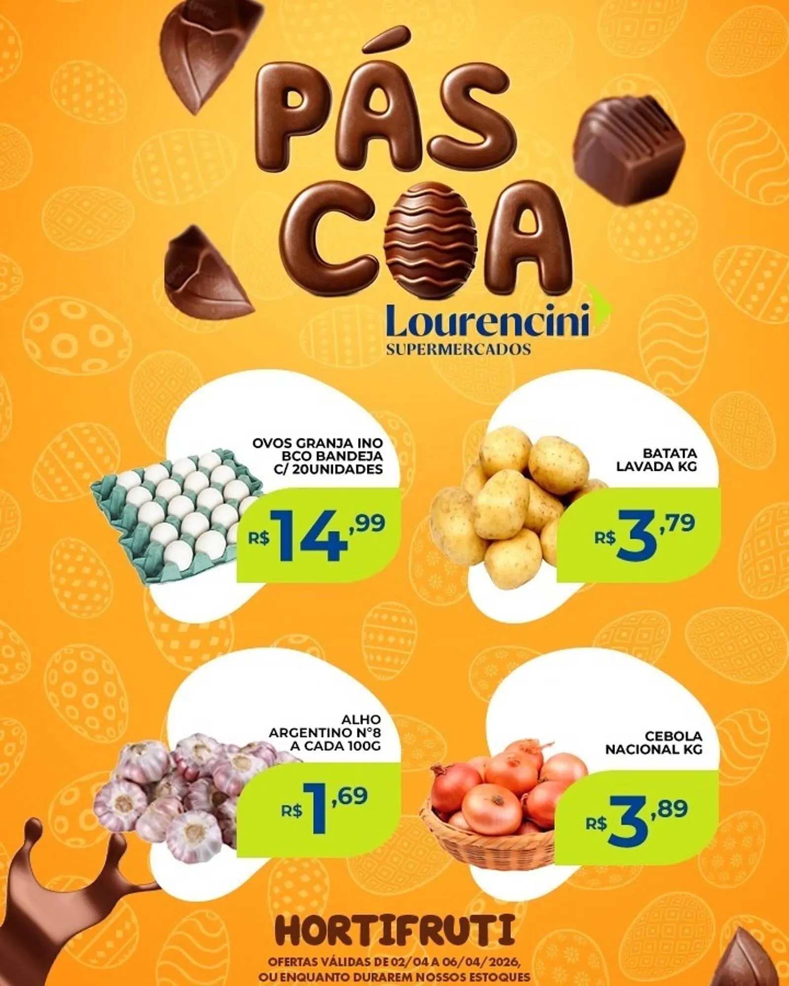 Encarte de Catálogo Lourencini Supermercados 3 de abril até 6 de abril 2026 - Pagina 2