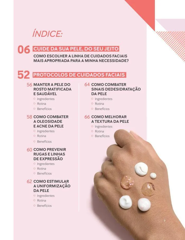 Encarte de Cartilha Cuidados Faciais 2 de setembro até 30 de setembro 2024 - Pagina 5