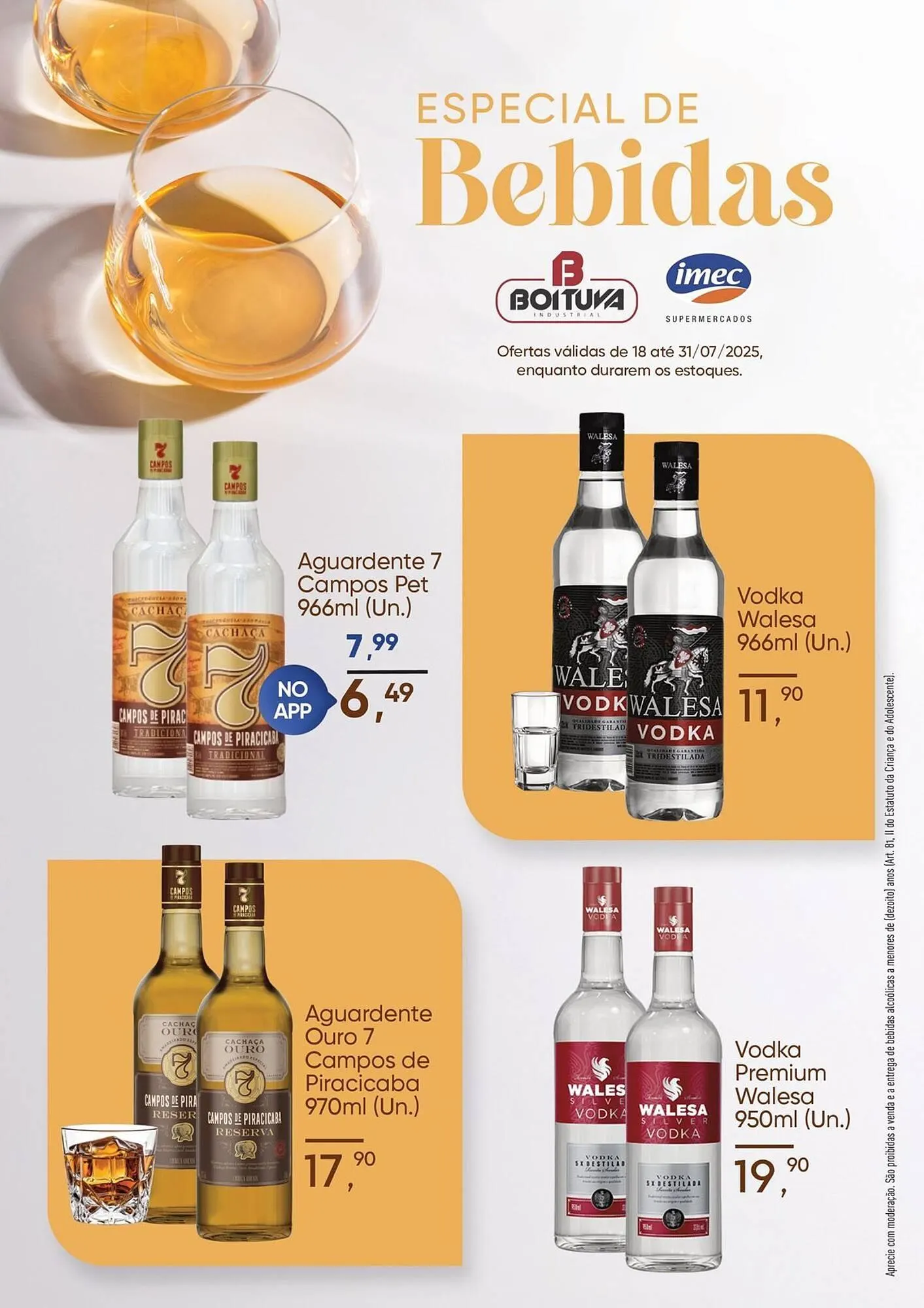 Encarte de Catálogo Imec Supermercados 28 de julho até 31 de julho 2025 - Pagina 1