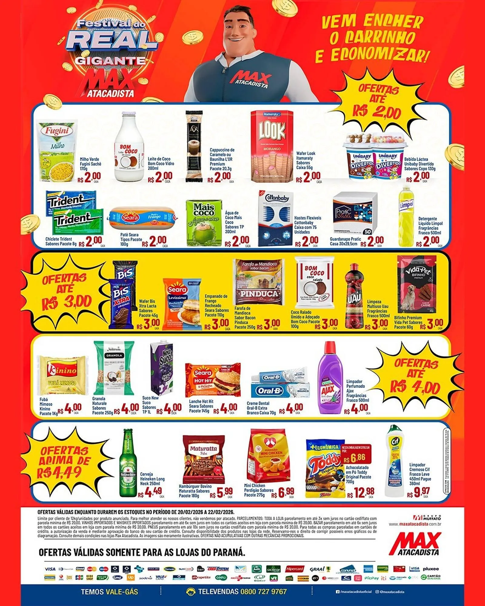 Encarte de Encarte Max Atacadista 20 de fevereiro até 22 de fevereiro 2026 - Pagina 2