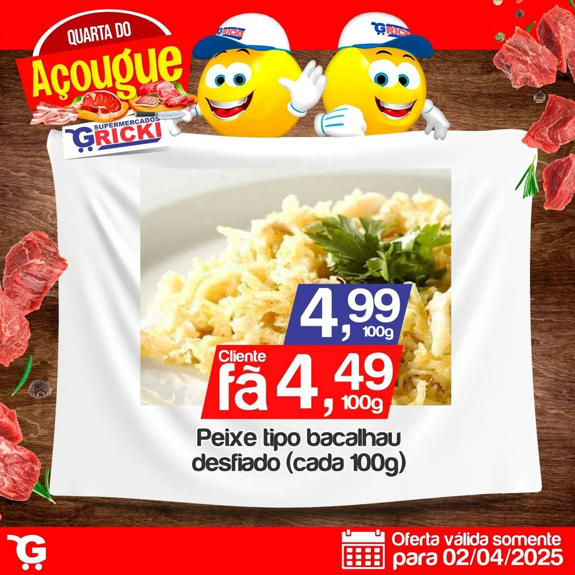 Encarte de Catálogo Supermercados Gricki 2 de abril até 2 de abril 2025 - Pagina 9