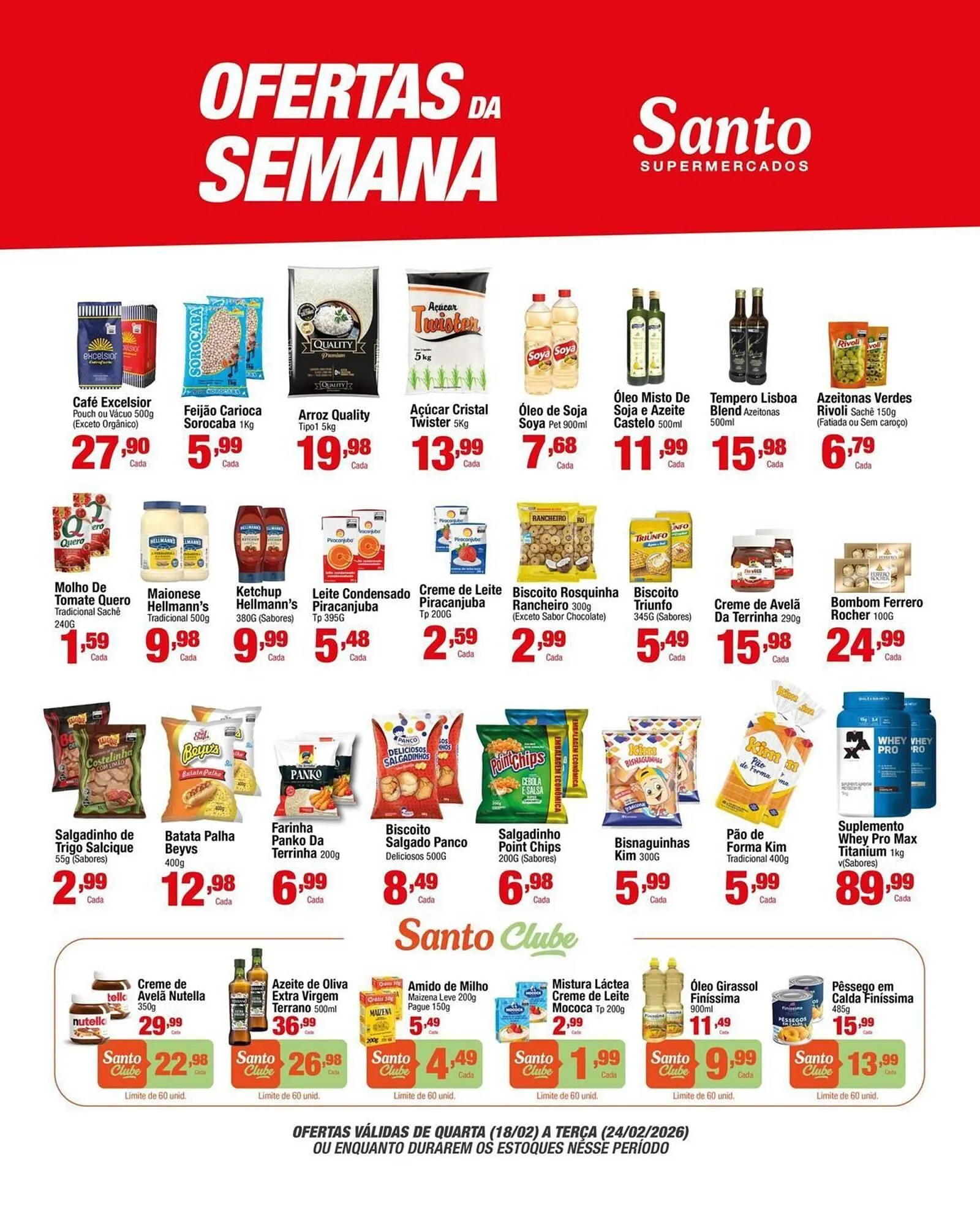 Encarte de Catálogo Santo Supermercados 20 de fevereiro até 22 de fevereiro 2026 - Pagina 4
