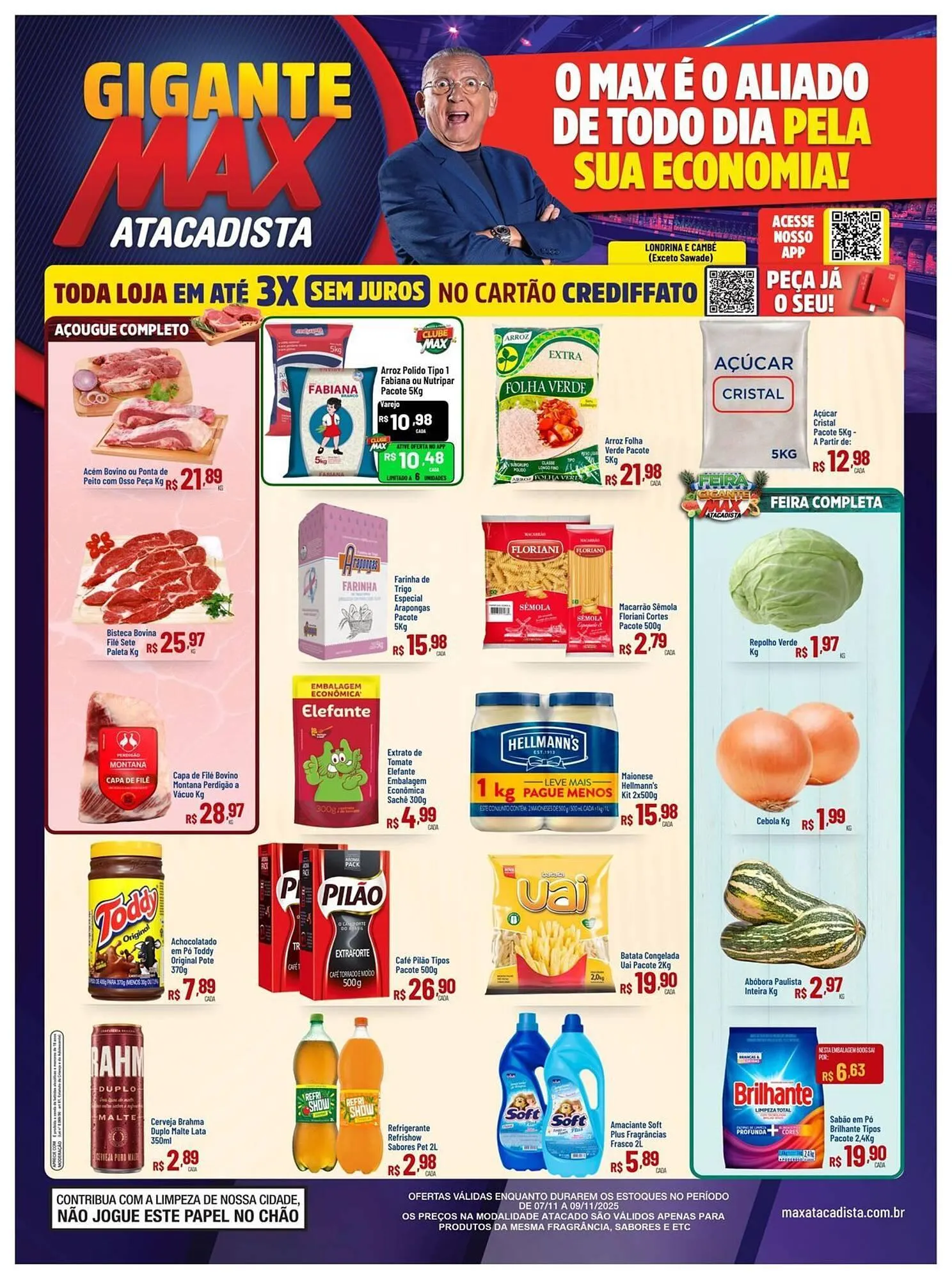 Encarte de Encarte Max Atacadista 7 de novembro até 9 de novembro 2025 - Pagina 1