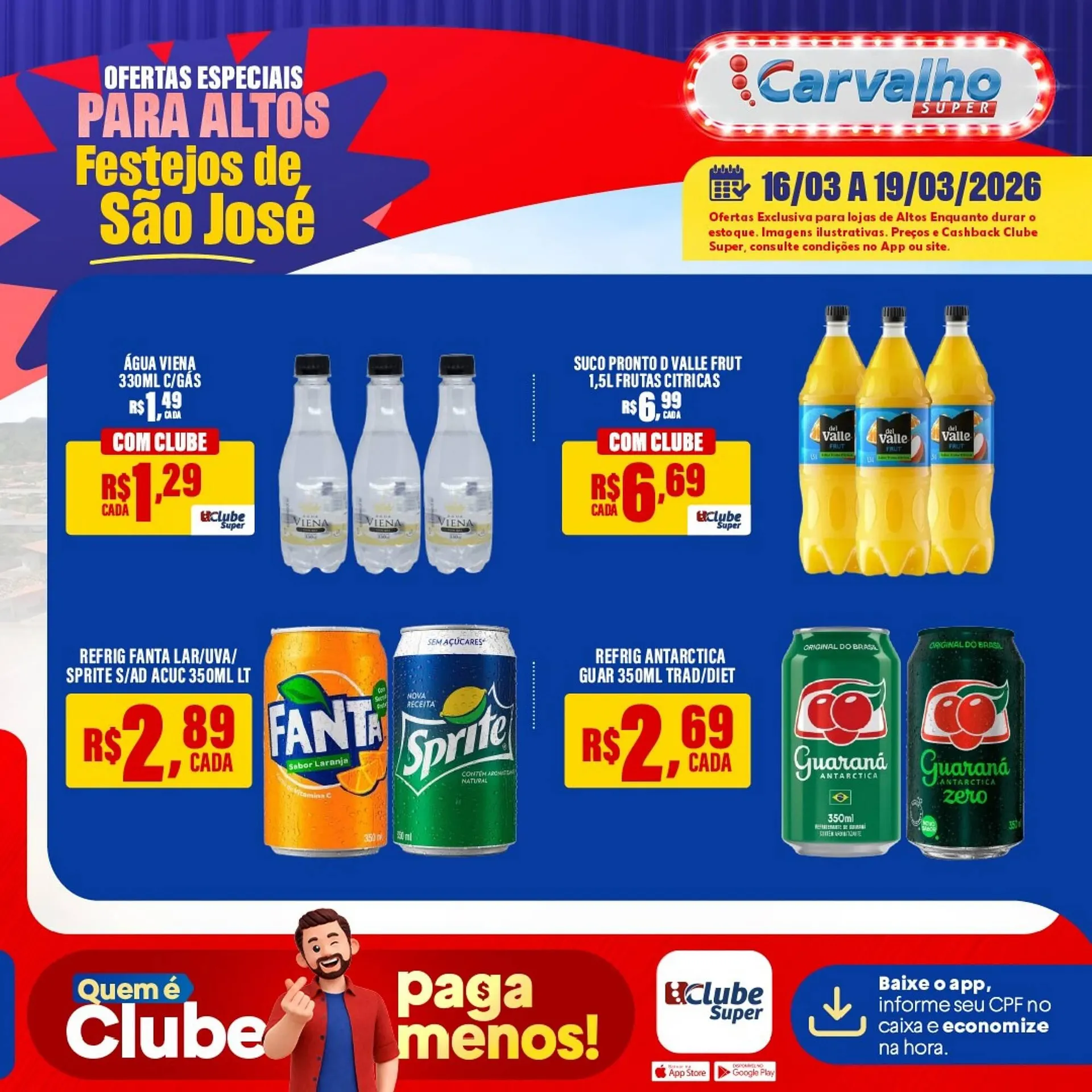 Encarte de Catálogo Carvalho Supermercado 16 de março até 19 de março 2026 - Pagina 2