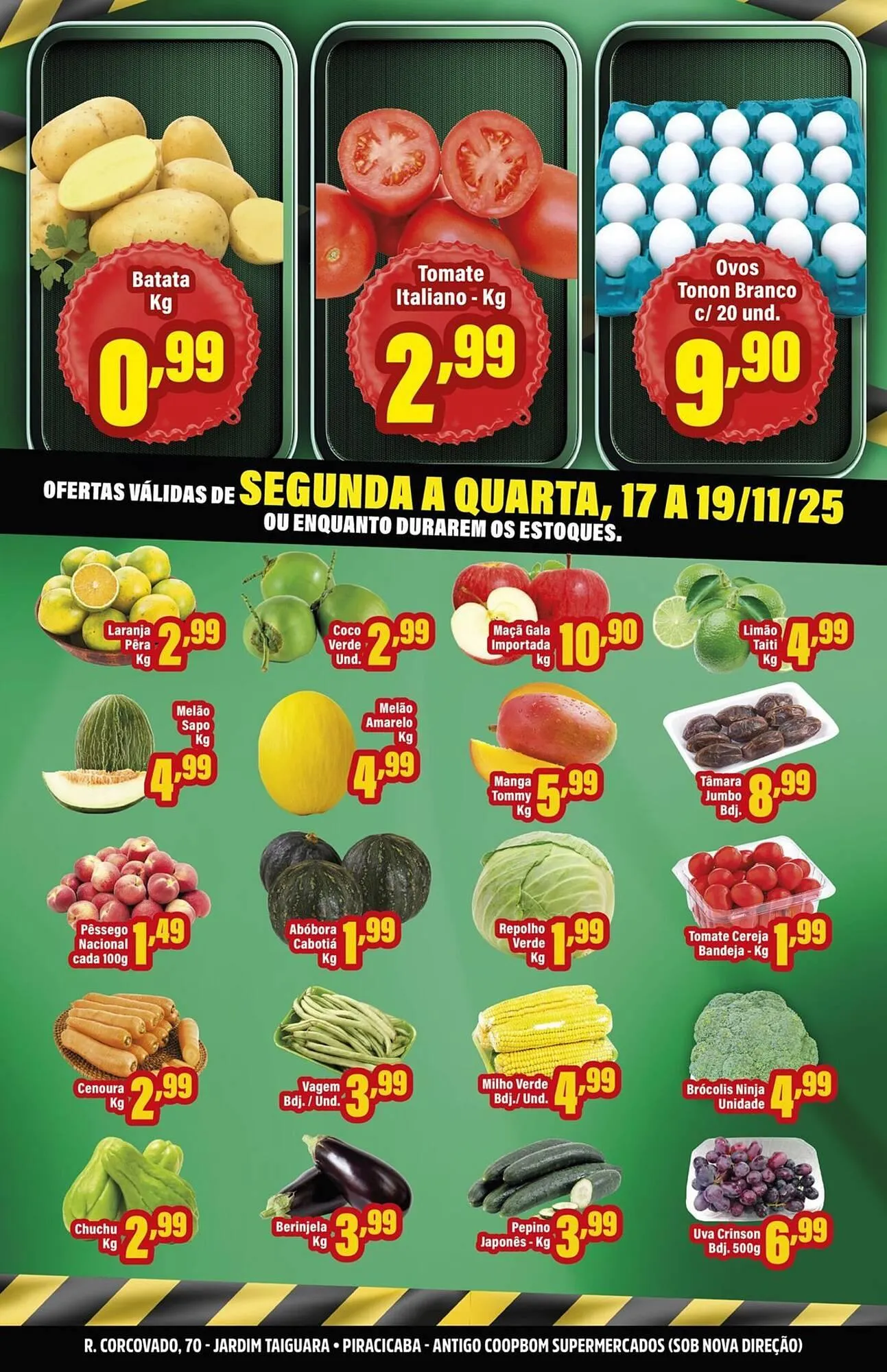 Encarte de Tabloide CoopBom 17 de novembro até 19 de novembro 2025 - Pagina 1