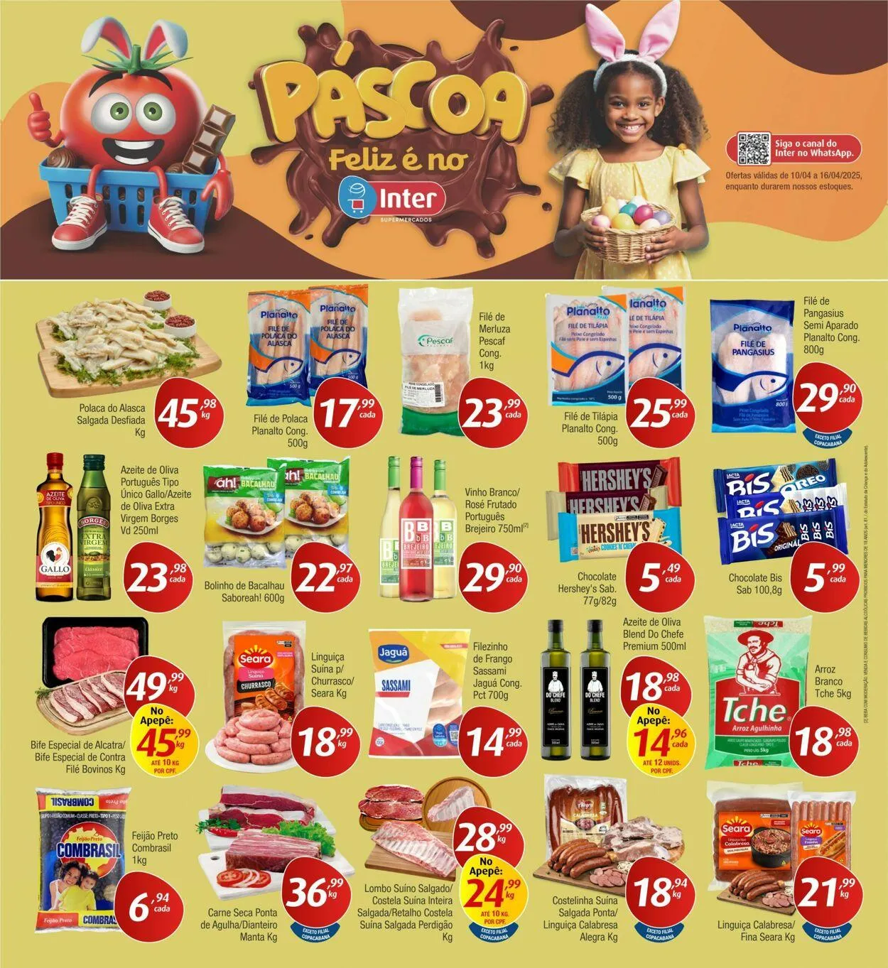 Encarte de Inter Supermercados 7 de abril até 16 de abril 2025 - Pagina 1