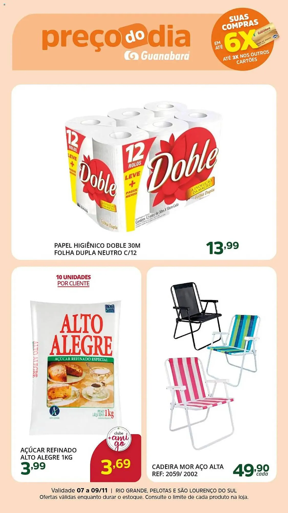 Encarte de Encarte Supermercados Guanabara 7 de novembro até 9 de novembro 2025 - Pagina 3