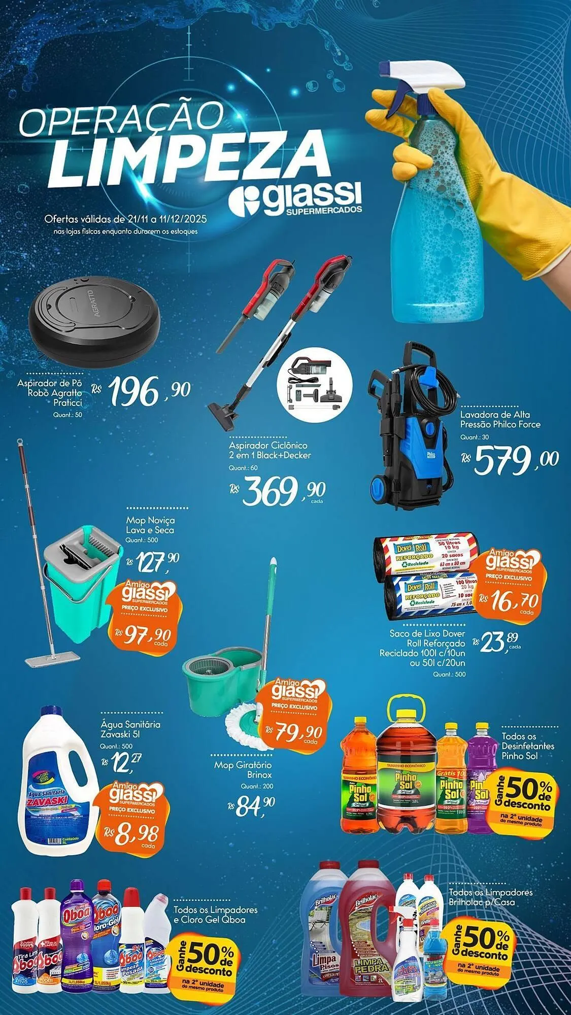 Encarte de Encarte Giassi Supermercados 21 de novembro até 11 de dezembro 2025 - Pagina 1