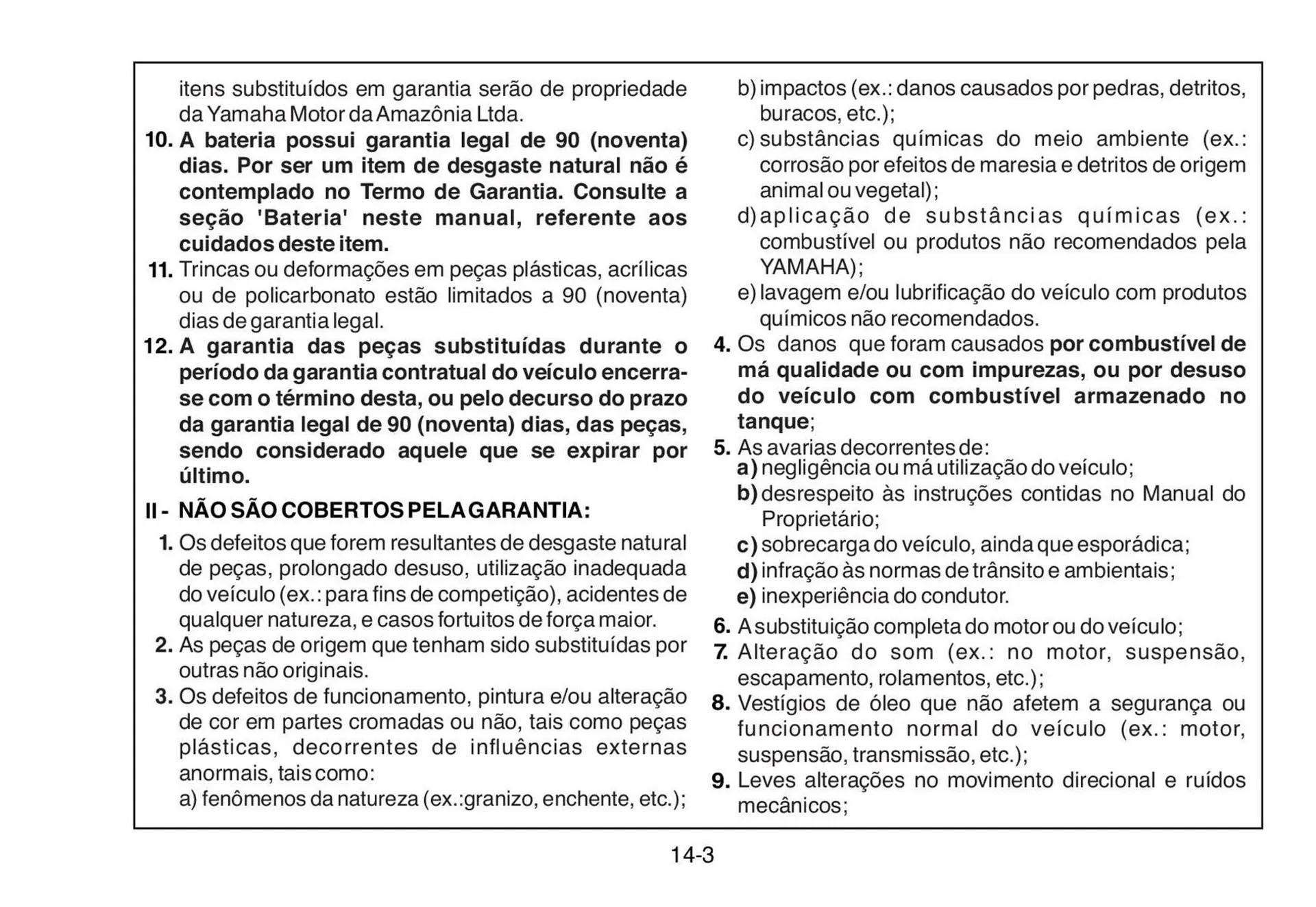 Encarte de Panfleto Yamaha 3 de fevereiro até 30 de junho 2027 - Pagina 135