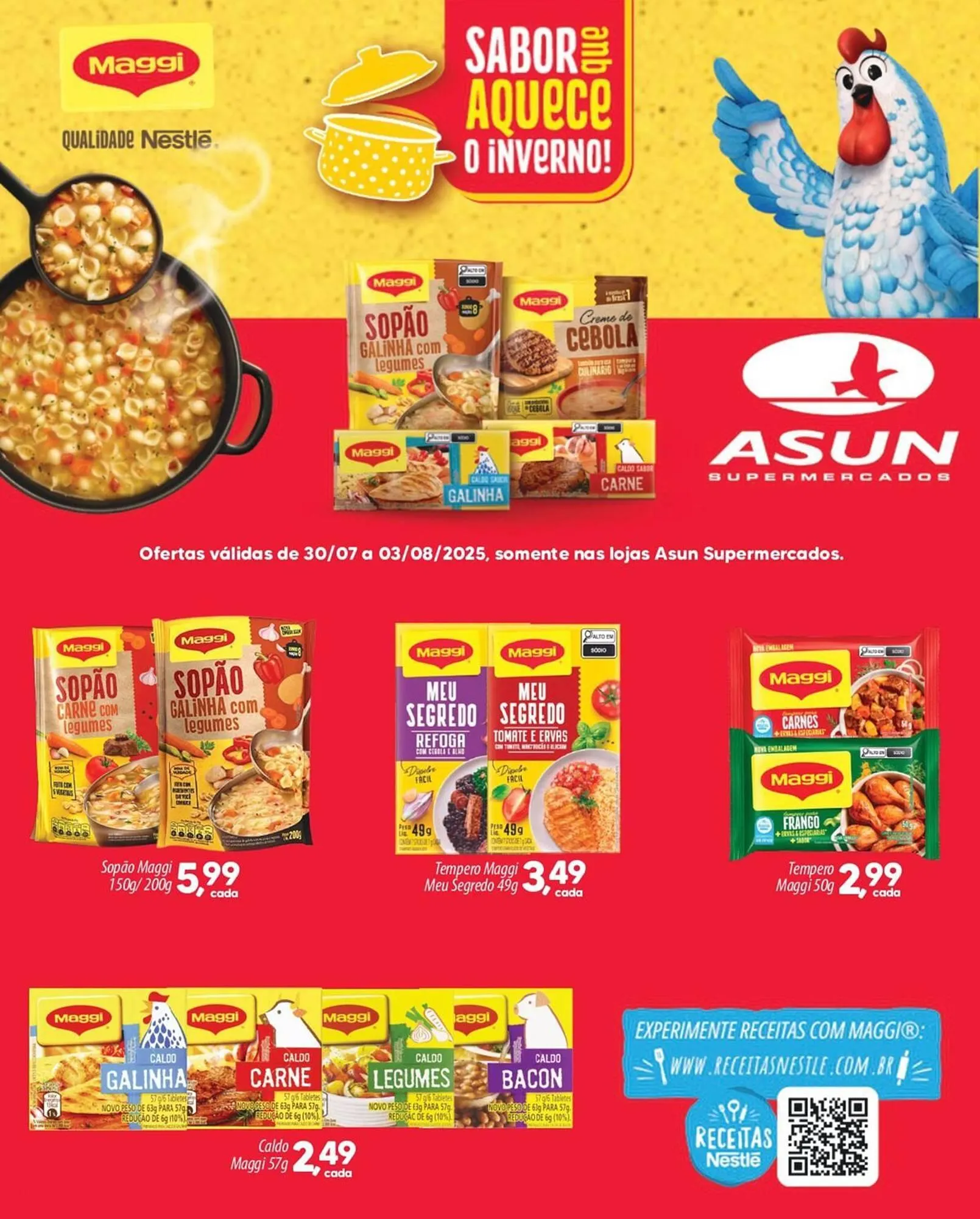 Encarte de Catálogo Asun 30 de julho até 3 de agosto 2025 - Pagina 1