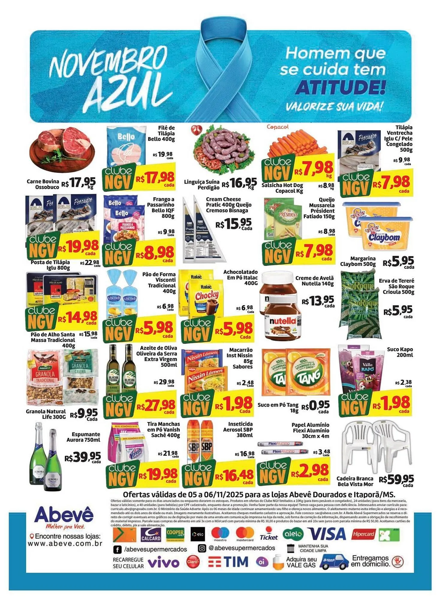 Encarte de Catálogo Abevê Supermercados 5 de novembro até 6 de novembro 2025 - Pagina 2