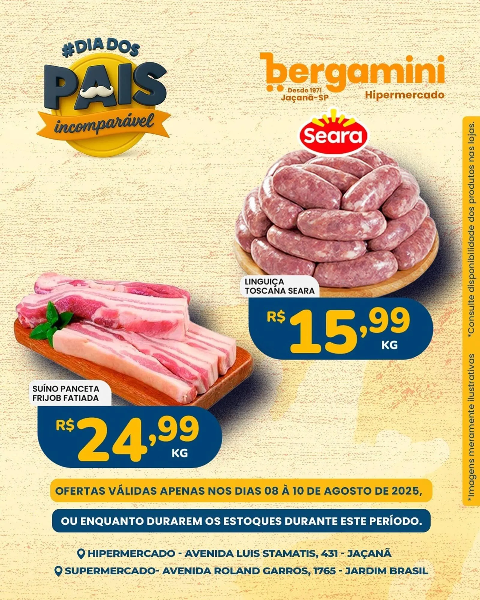 Encarte de Catálogo Supermercado Bergamini 8 de agosto até 10 de agosto 2025 - Pagina 3