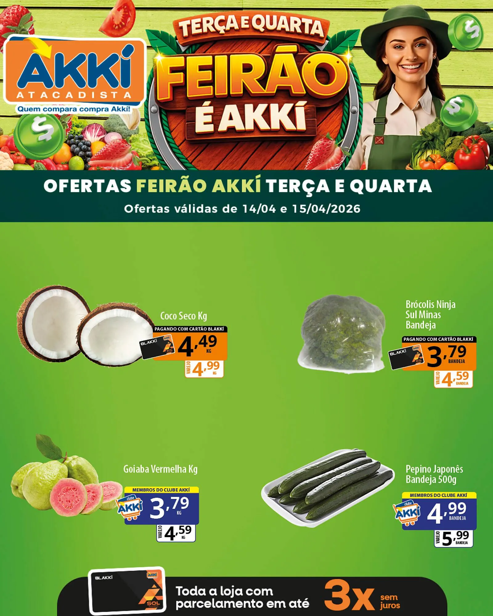 Encarte de Folheto Akki Atacadista 14 de abril até 15 de abril 2026 - Pagina 4