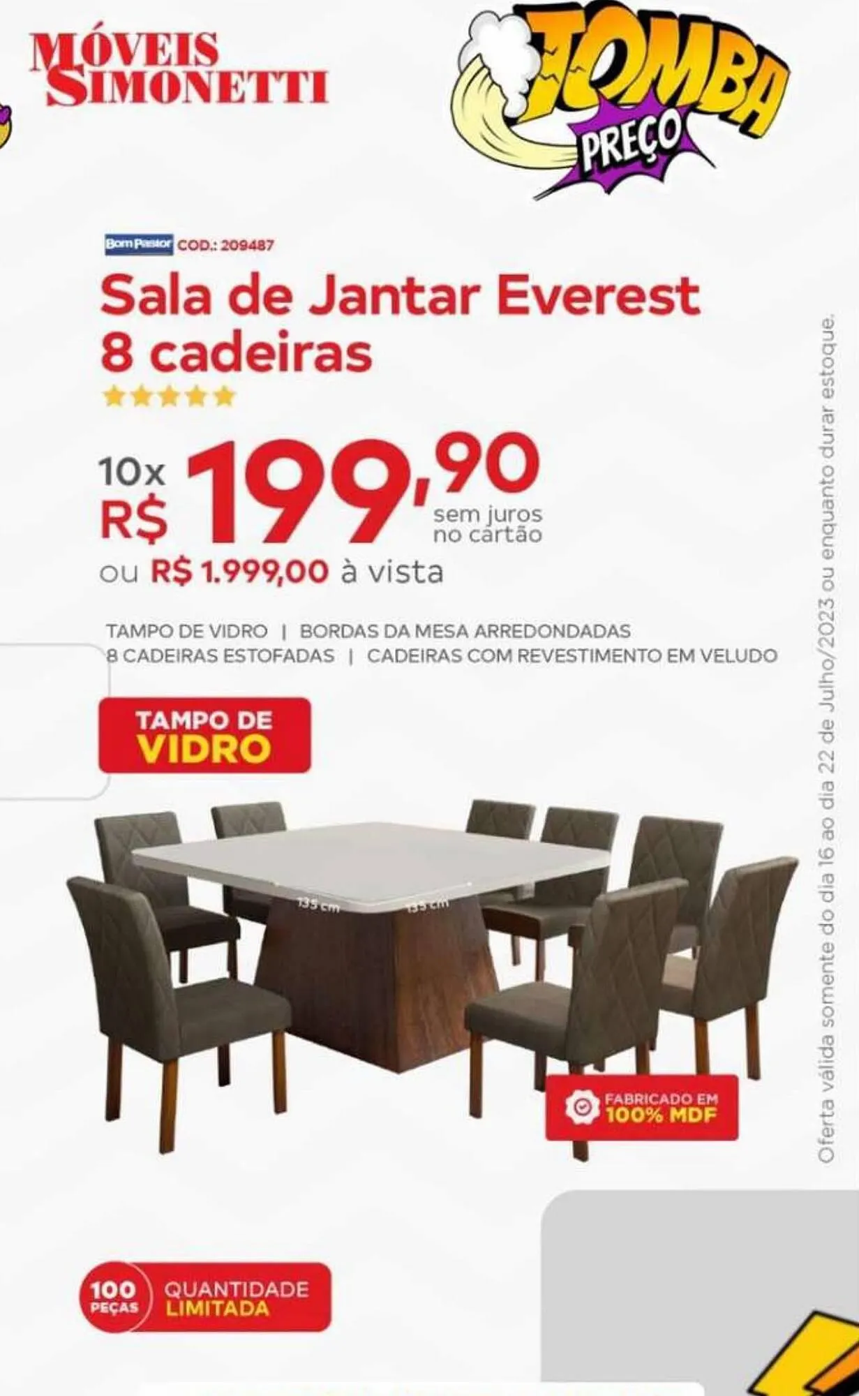 Encarte de Catálogo Móveis Simonetti 18 de julho até 22 de julho 2023 - Pagina 7