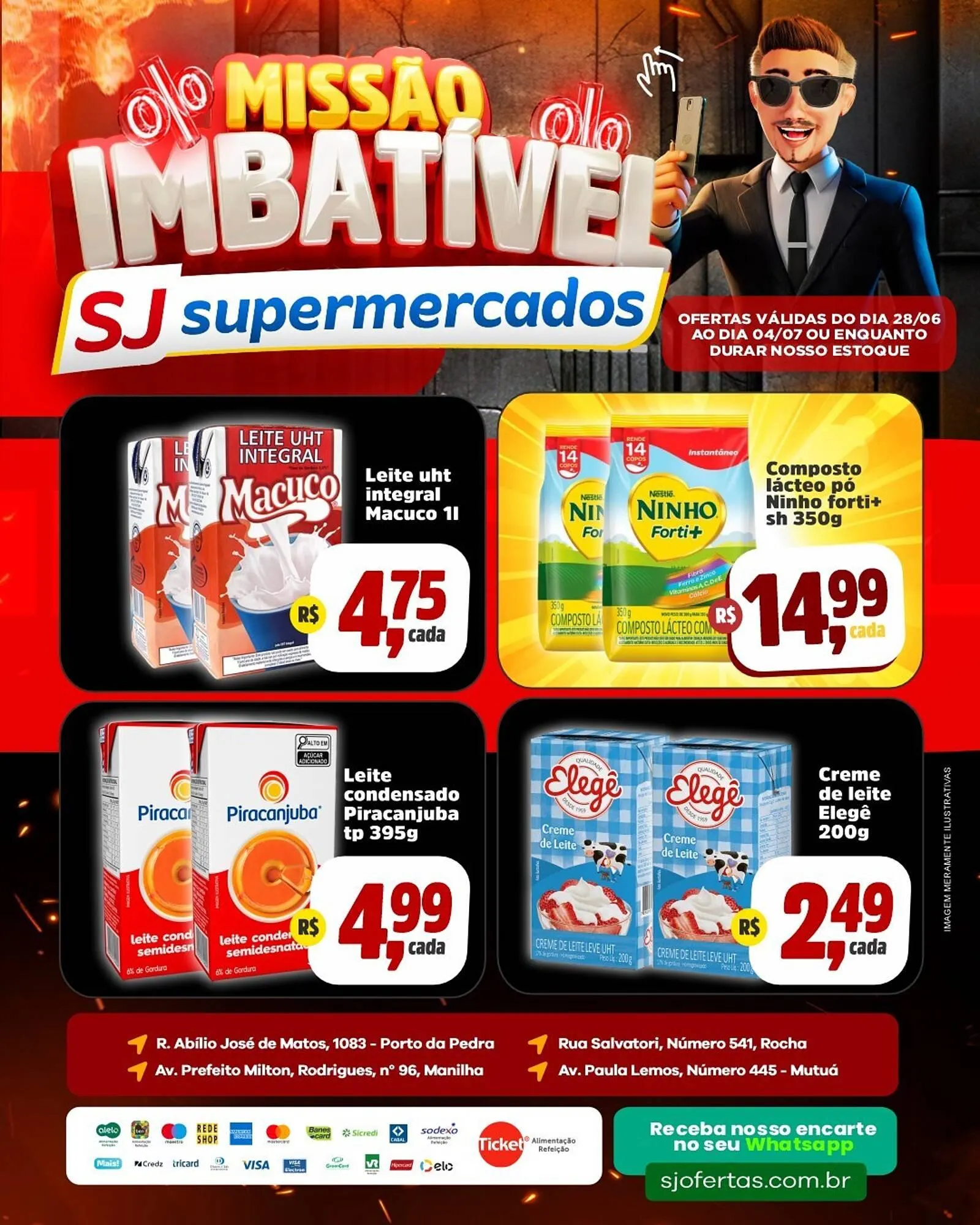 Encarte de Catálogo Sj Supermercados 28 de junho até 4 de julho 2025 - Pagina 4