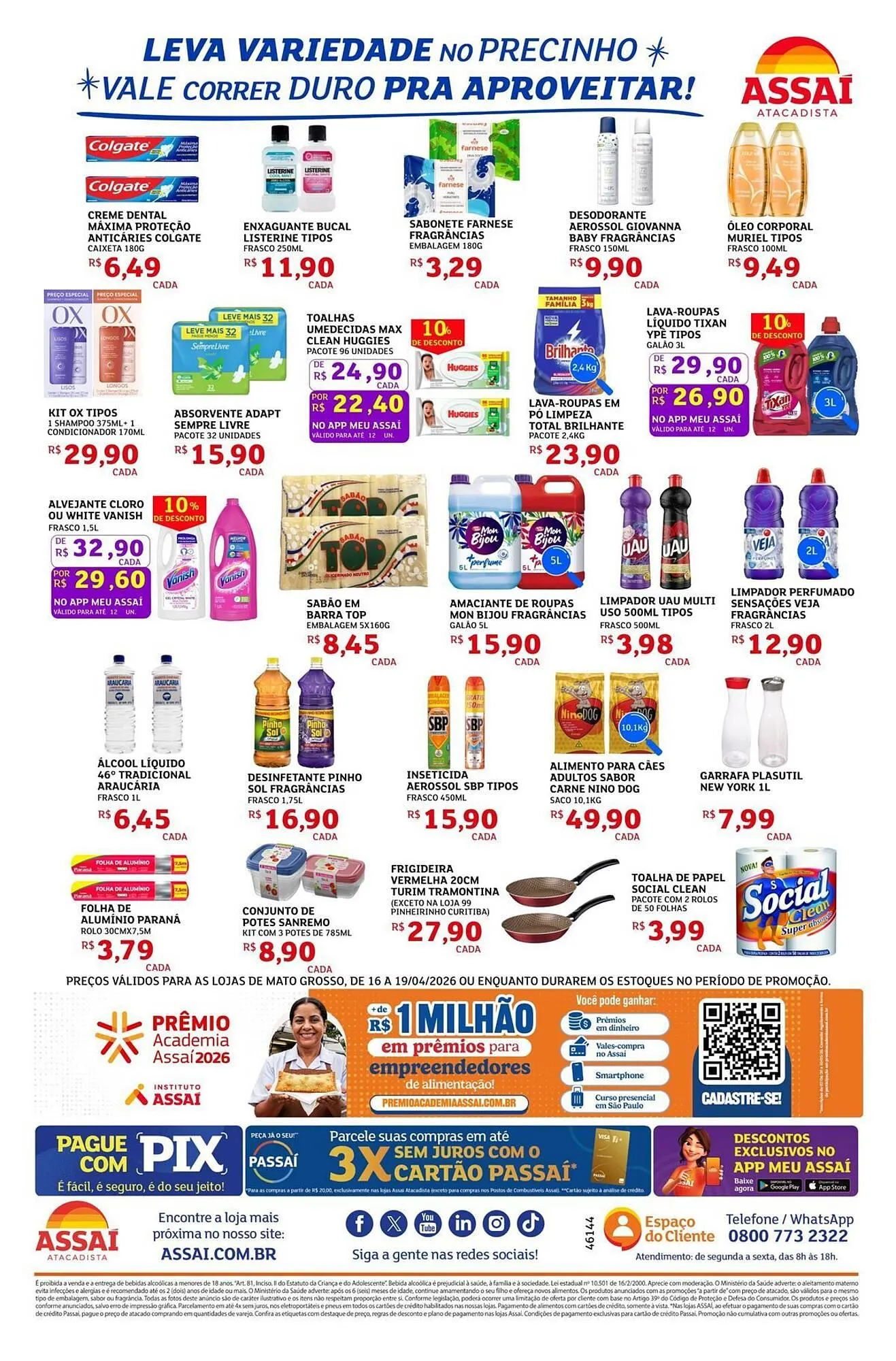 Encarte de Encarte Assaí Atacadista 16 de abril até 19 de abril 2026 - Pagina 4