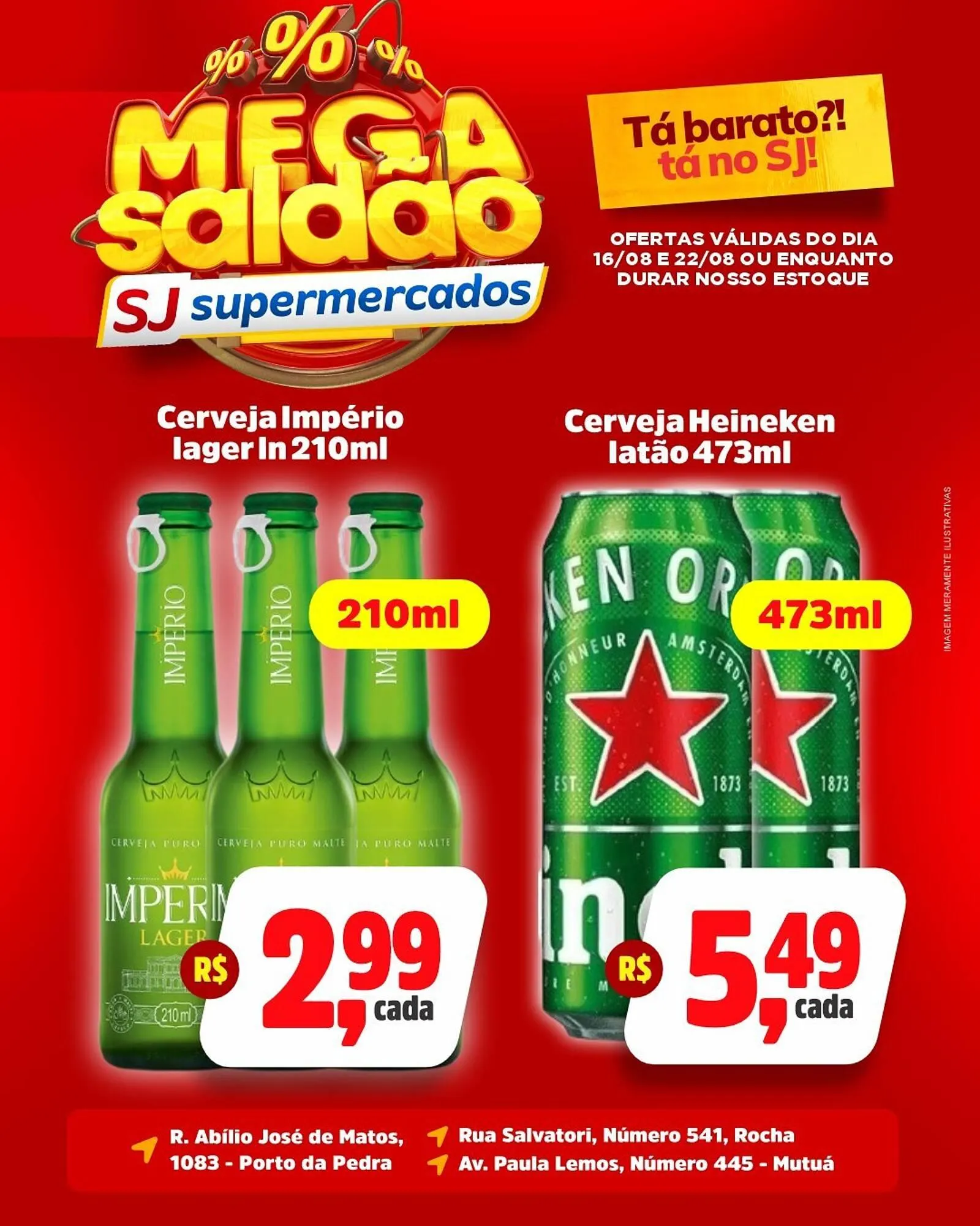 Encarte de Catálogo Sj Supermercados 16 de agosto até 22 de agosto 2025 - Pagina 2
