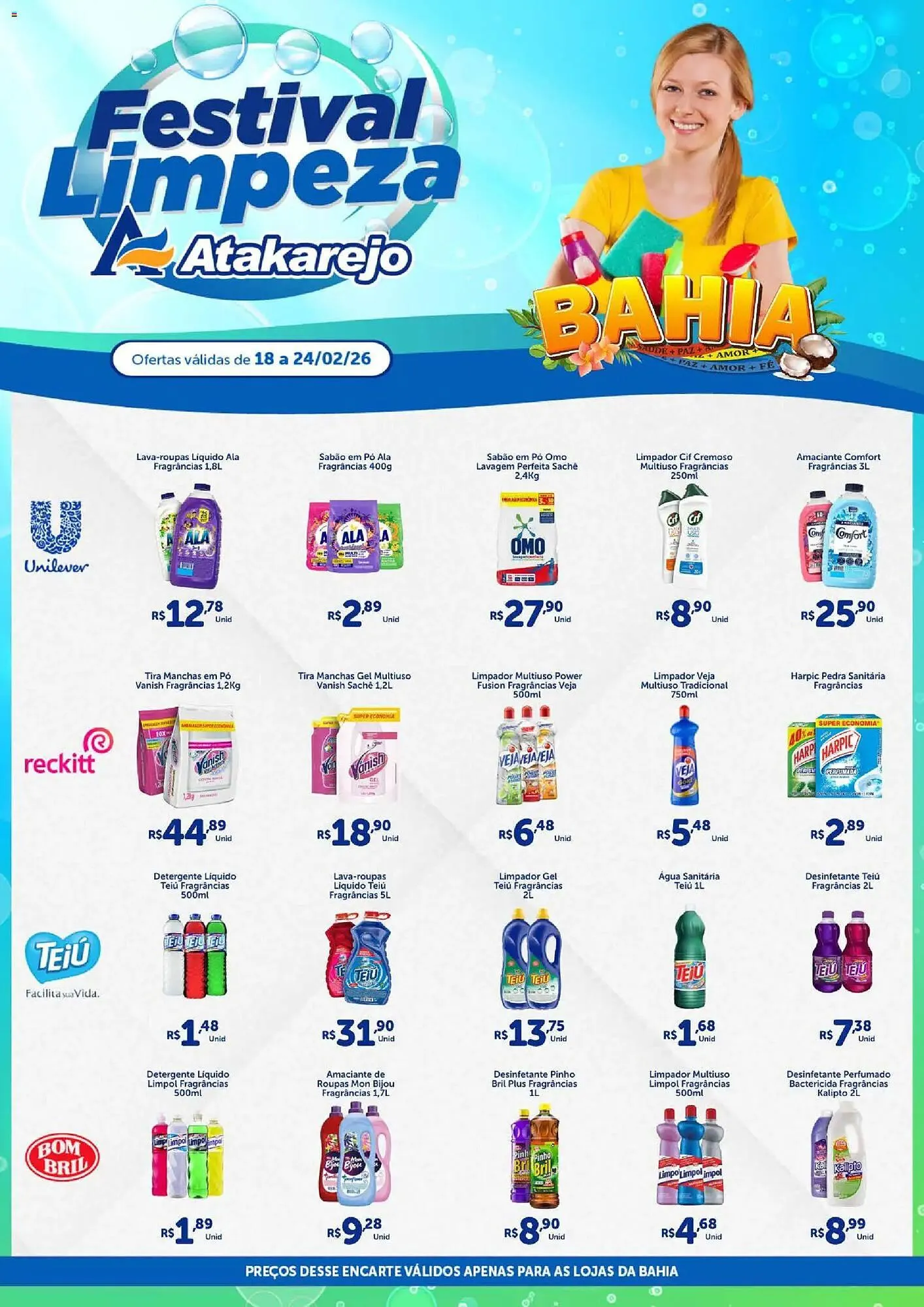 Encarte de Encarte Atakarejo 18 de fevereiro até 24 de fevereiro 2026 - Pagina 1