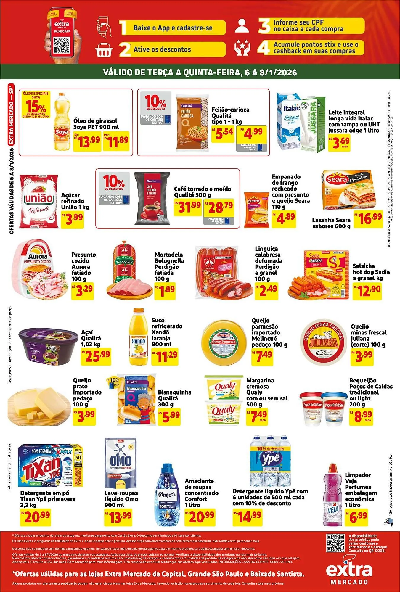 Encarte de Encarte Mercado Extra 6 de janeiro até 8 de janeiro 2026 - Pagina 2