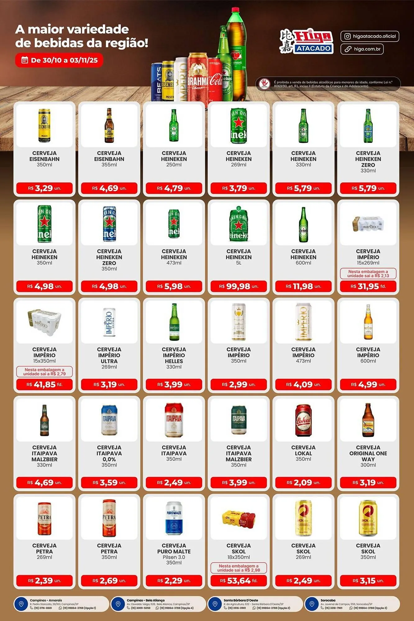 Encarte de Folheto Higa Atacado 30 de outubro até 3 de novembro 2025 - Pagina 2